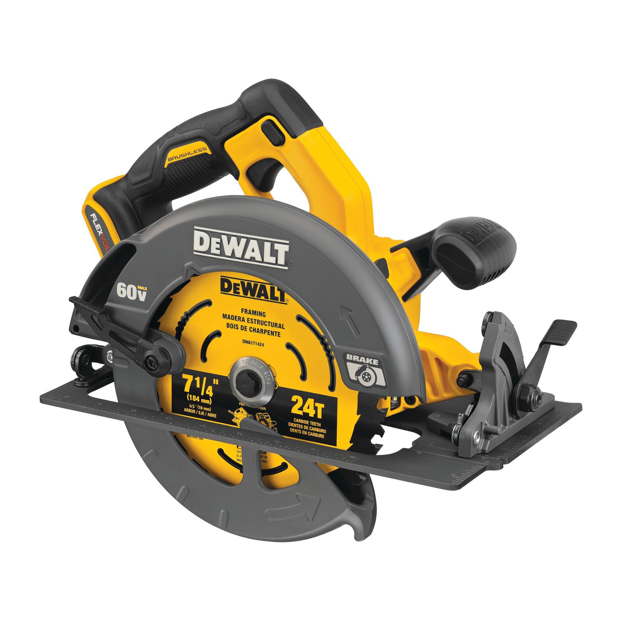 Scie circulaire FLEXVOLT  7 1/4"