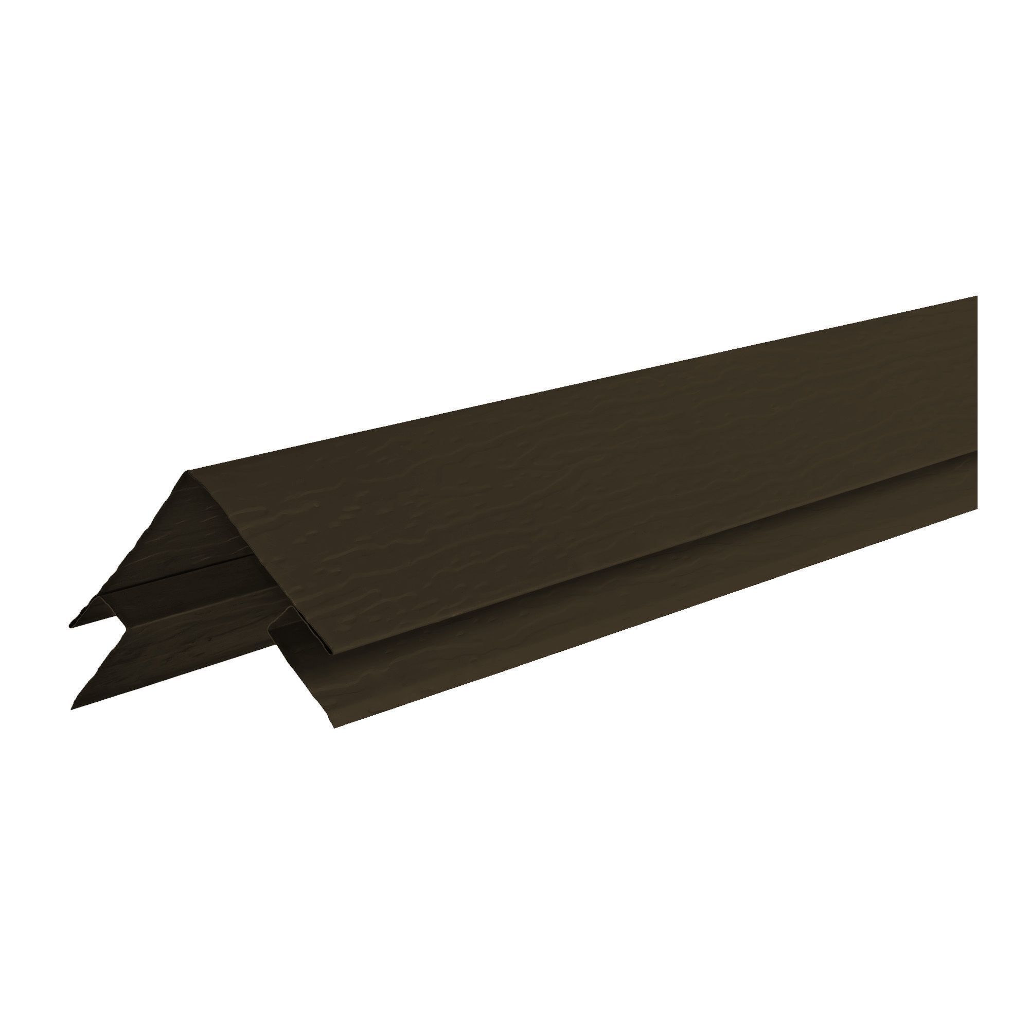 Coin extérieur CanExel Ridgewood D-5 et Ultraplank, 1/2" x 10', Moka foncé