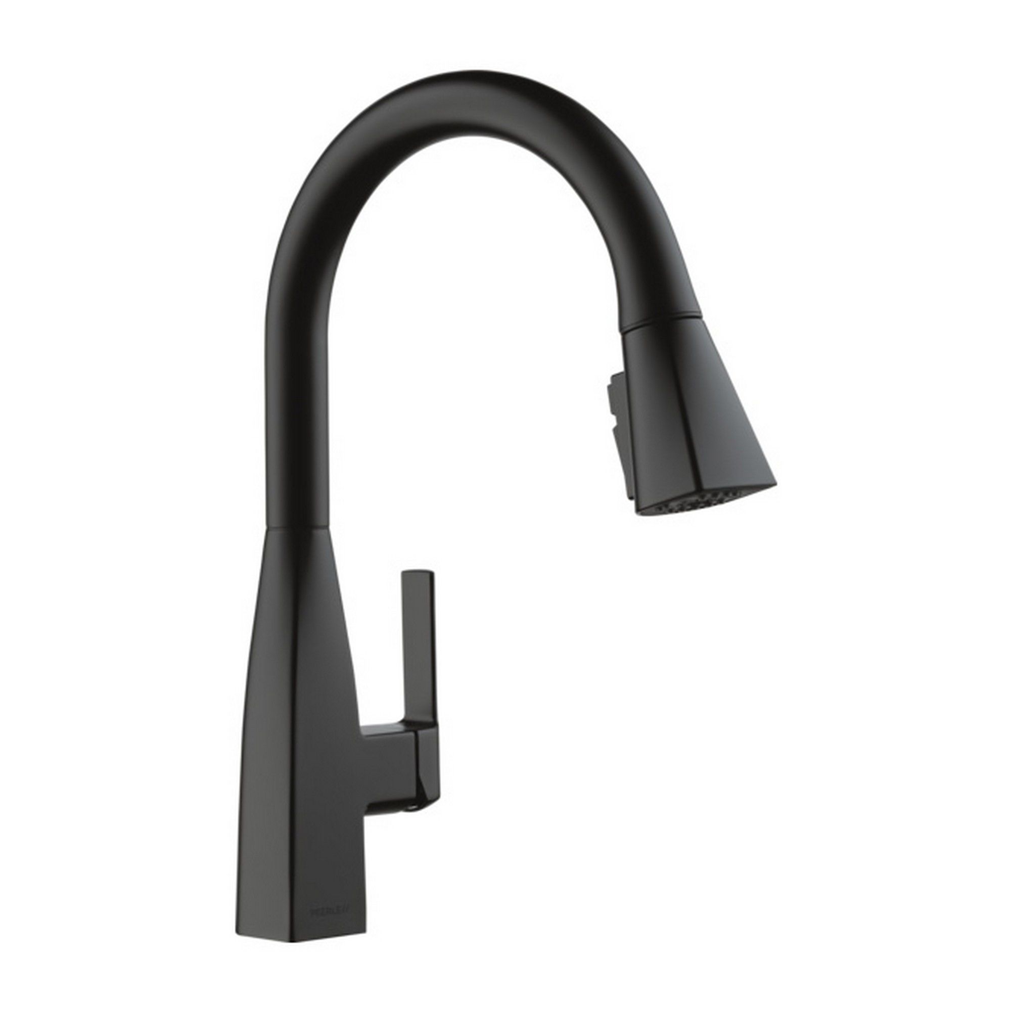 Robinet d'évier avec bec rétractable Xander, noir