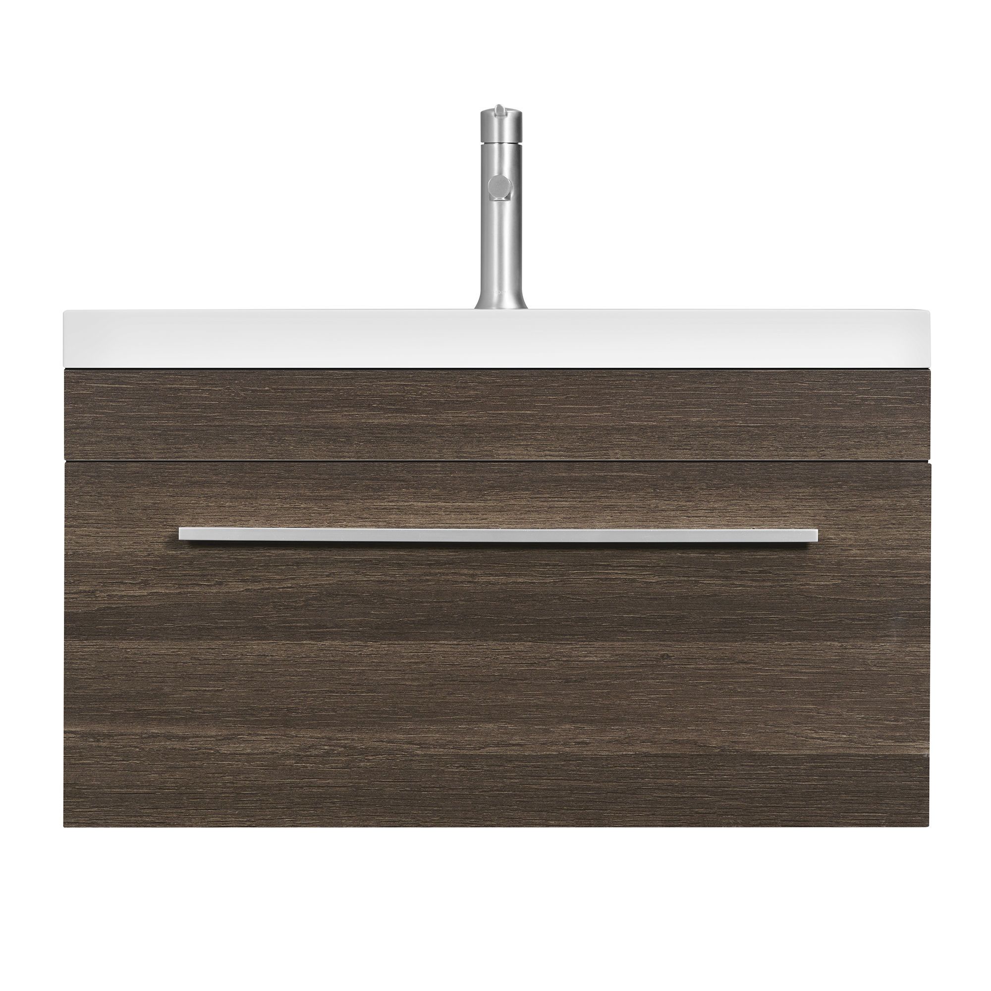 Nordic Canada Kalei Meuble-lavabo mural de 40 po en chêne rustique avec