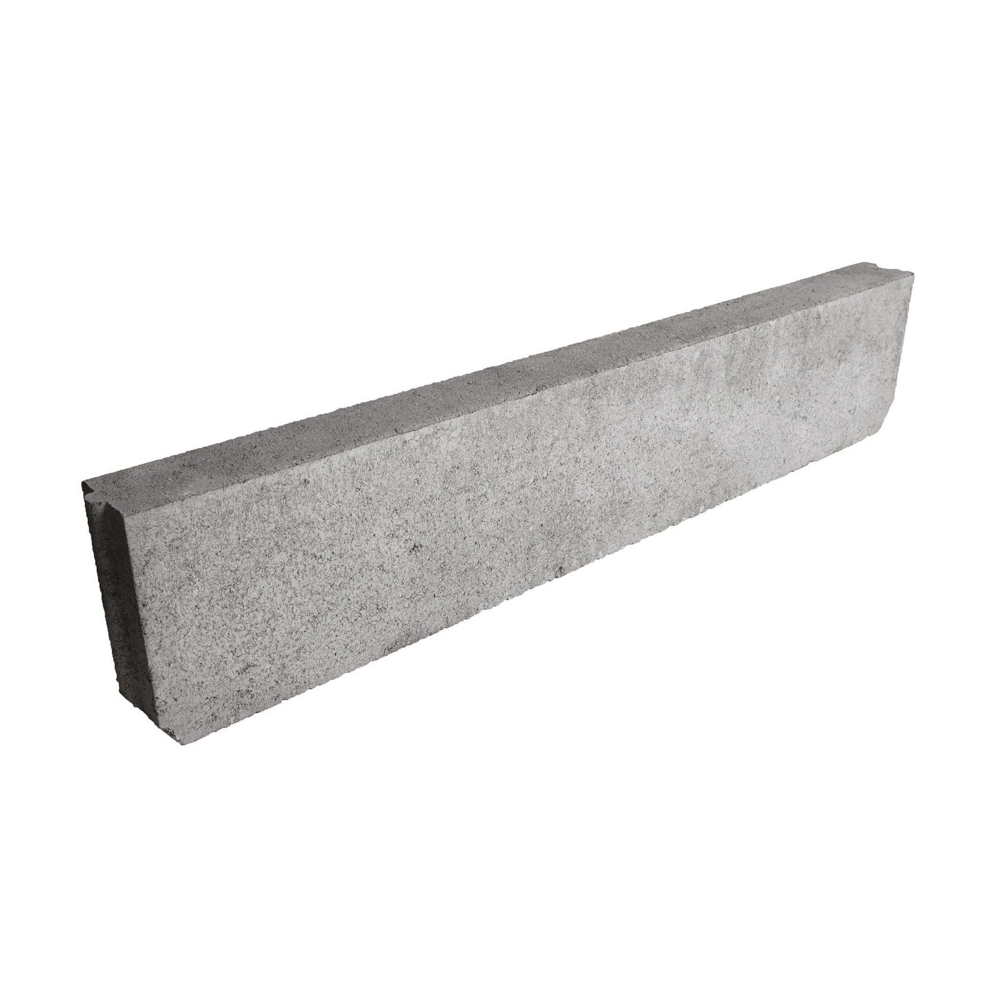 Bordure universelle en béton, 8" x 36"