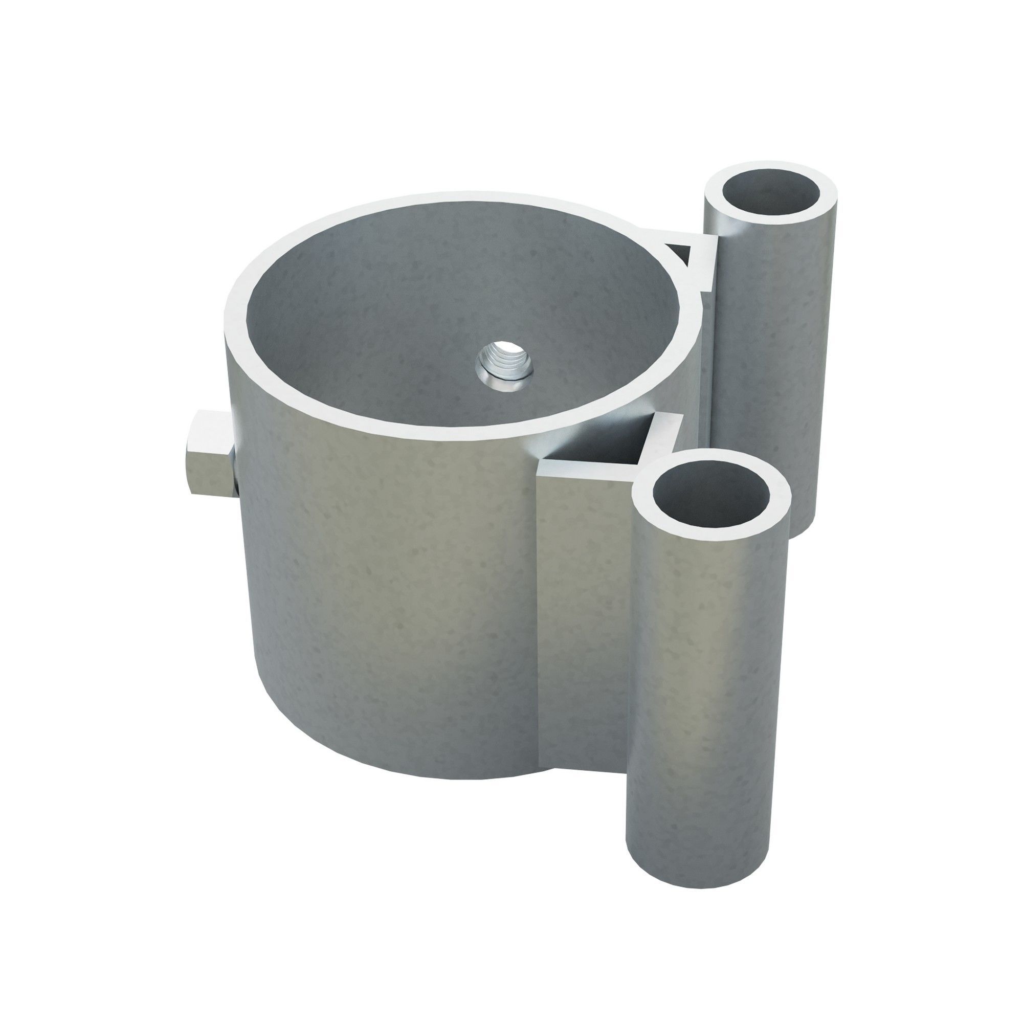 Collet à manchon 3 1/2" + 2 voies, 2 barrières
