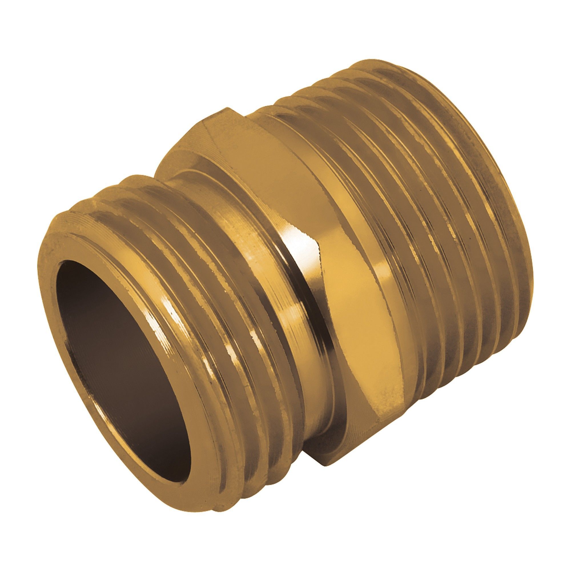 Raccord mâle en métal pour tuyau d'arrosage 3/4"