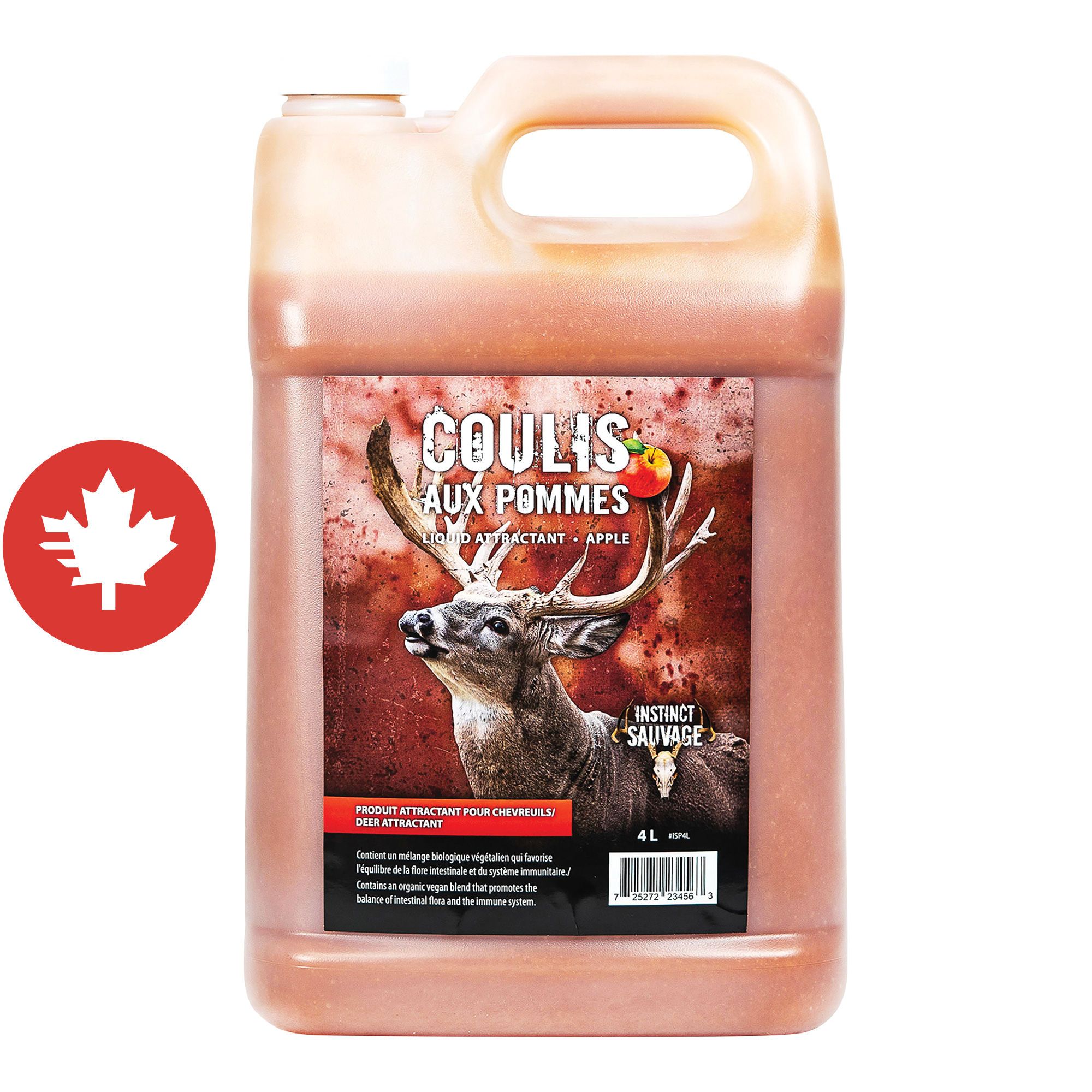 Coulis attractant, chevreuil, pomme, 4 l