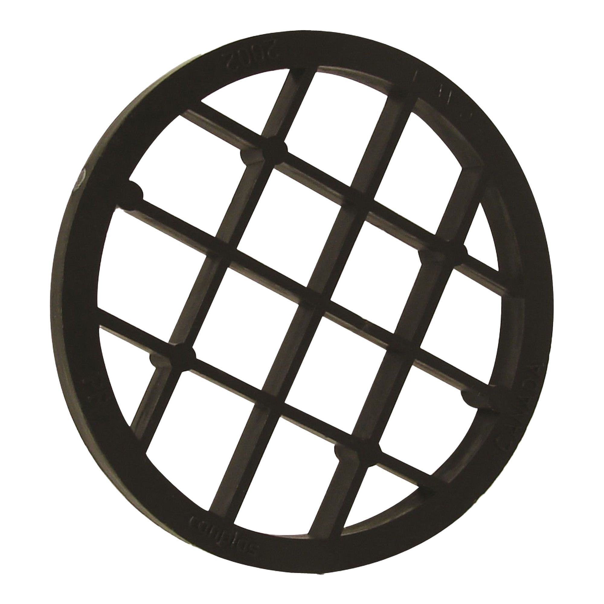 Grillages de sortie Système 636 en PVC FGV, mâle, 2", noir