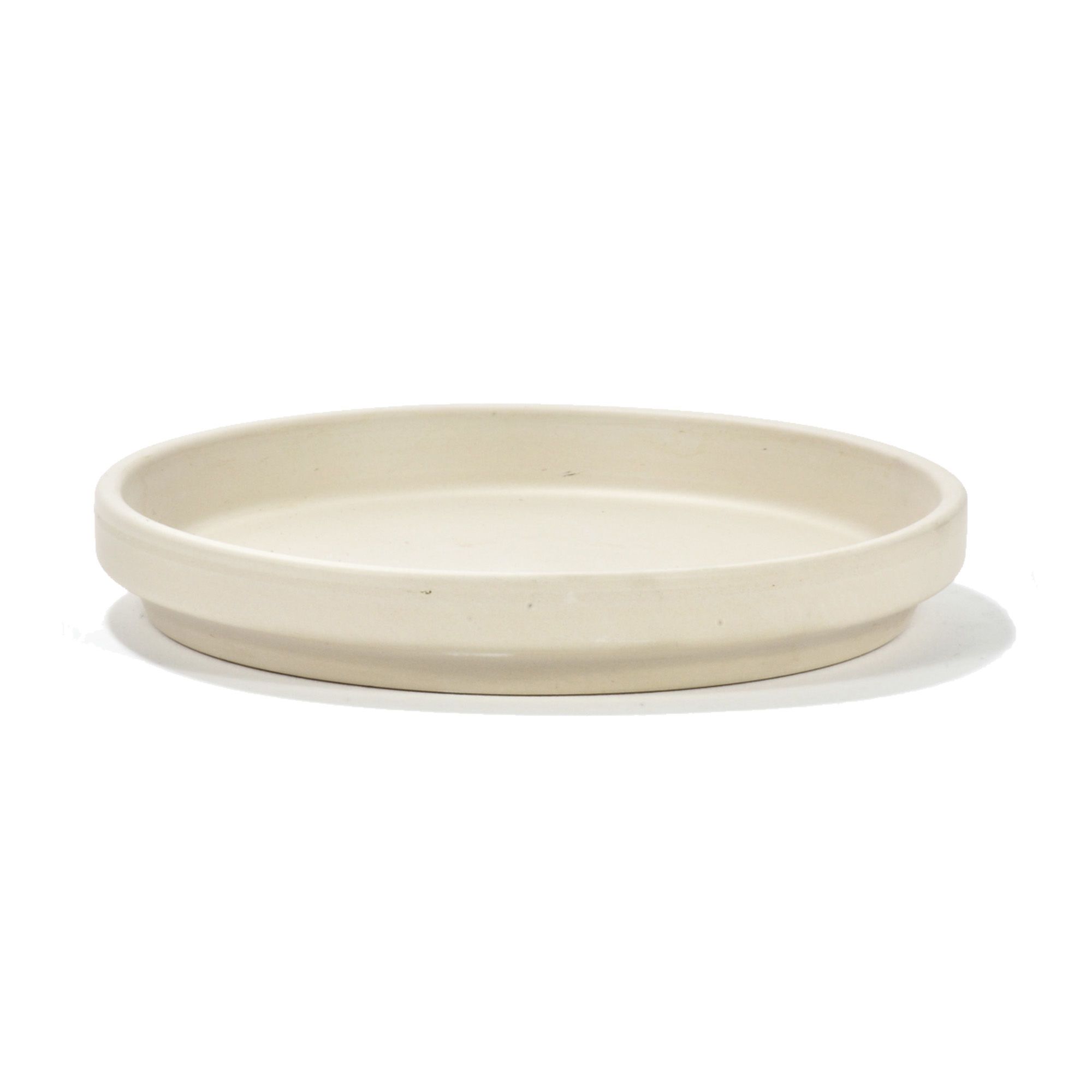 Soucoupe standard en granit, blanc, 13 cm