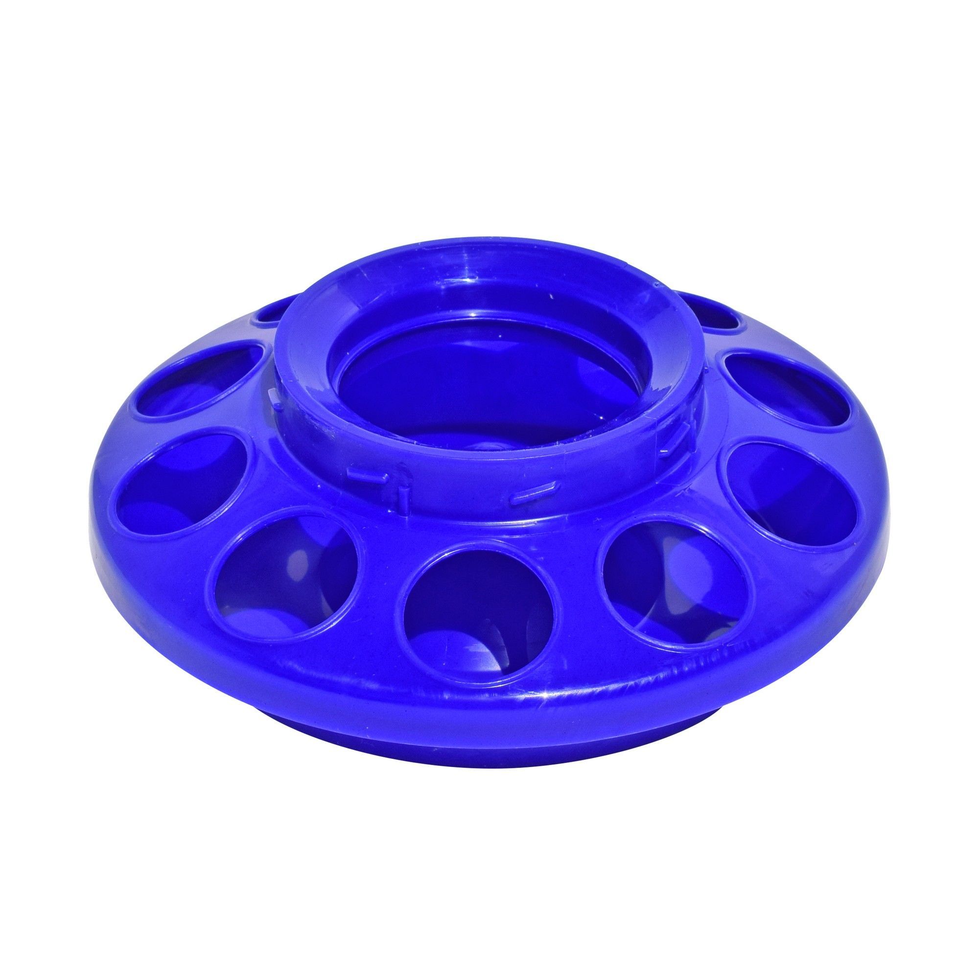 Base de mangeoire B3 en plastique pour volaille, 1 l, bleu
