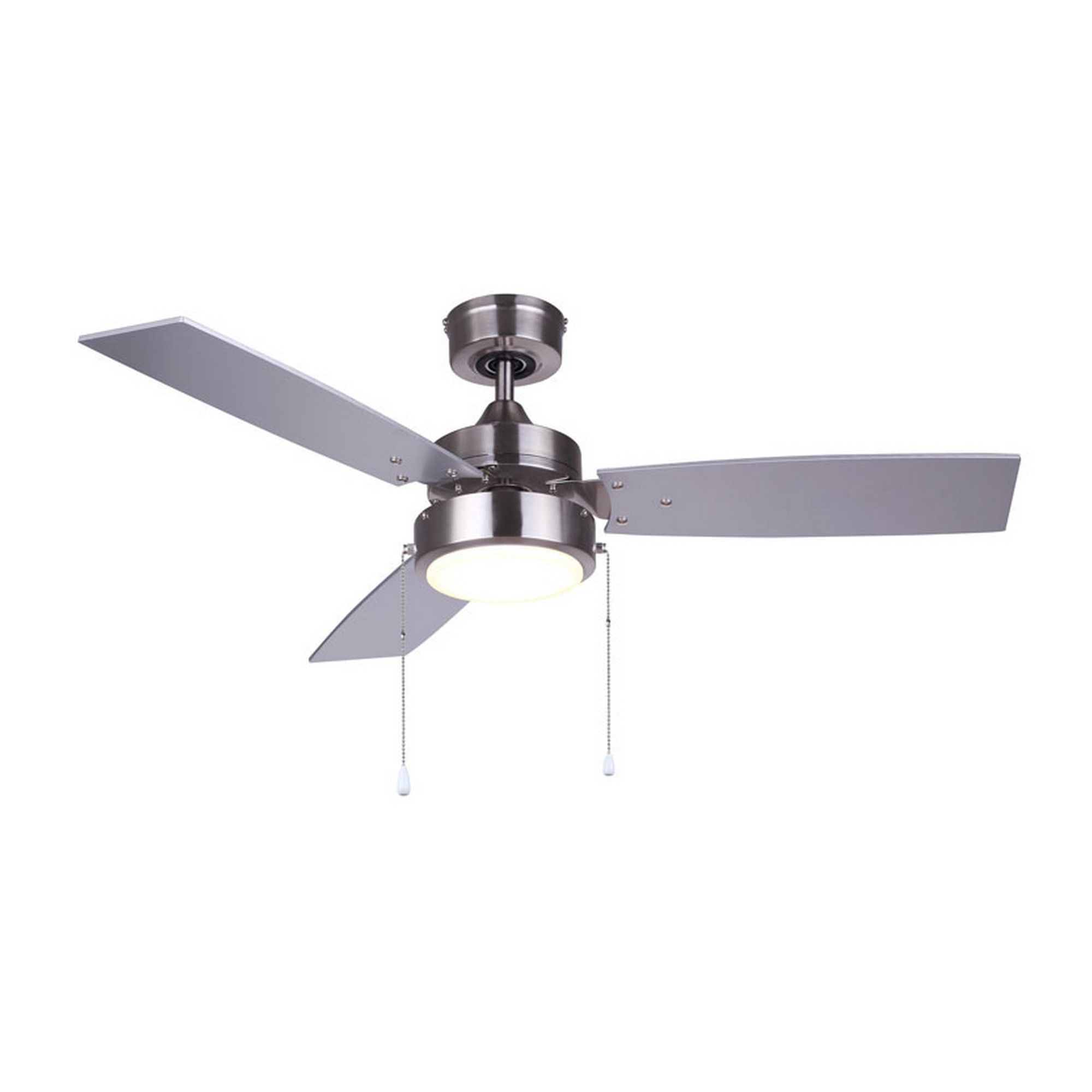 Ventilateur de plafond, Wallis, 42", nickel brossé