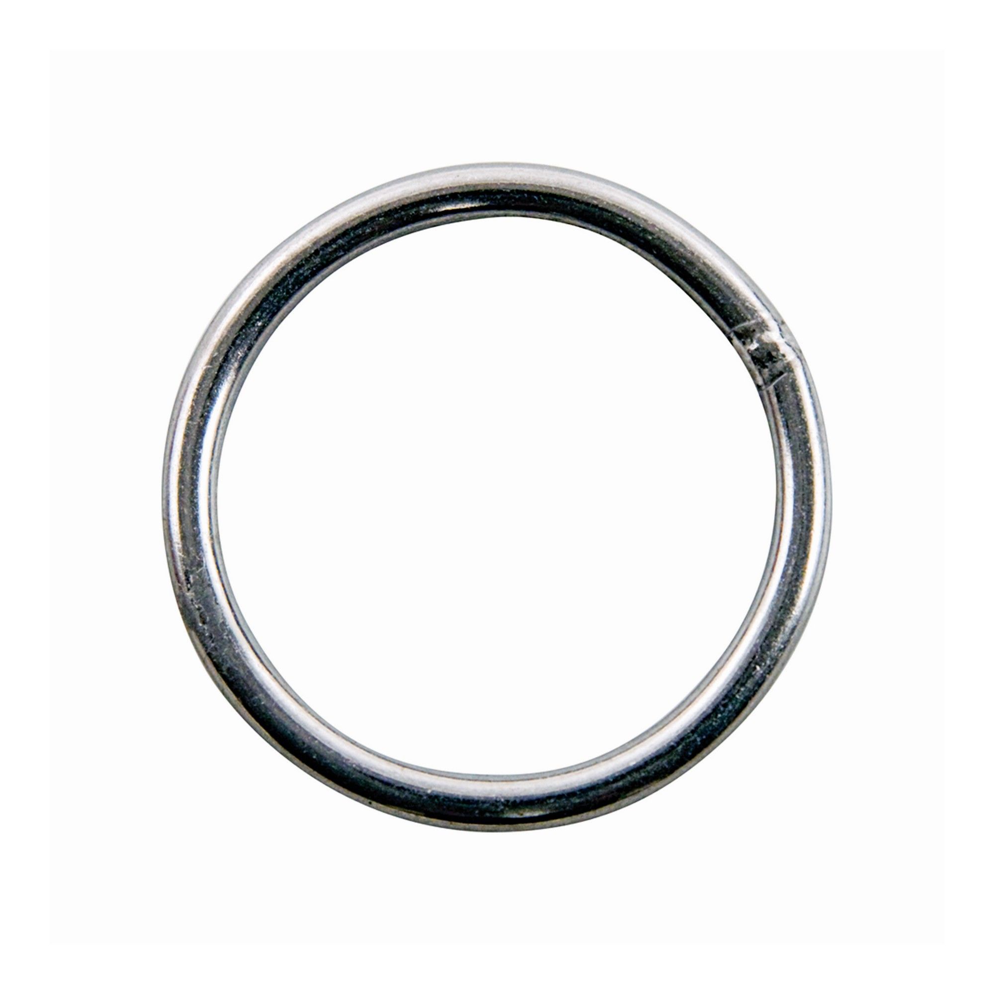 Anneau de harnais en acier, 1 1/4", fini nickel