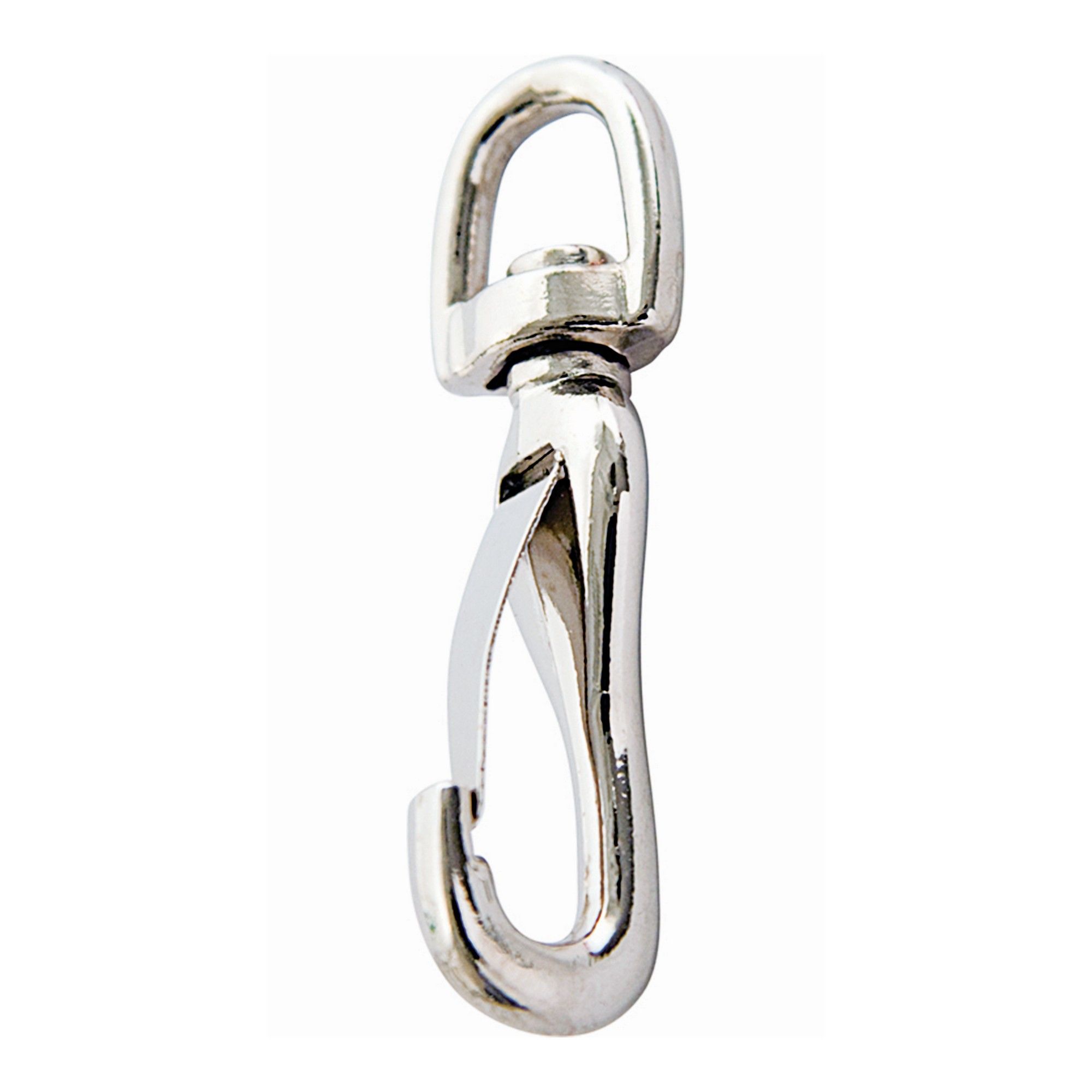 Mini-mousqueton à ressort à oeillet pivotant, 3/8" x 2 1/2"