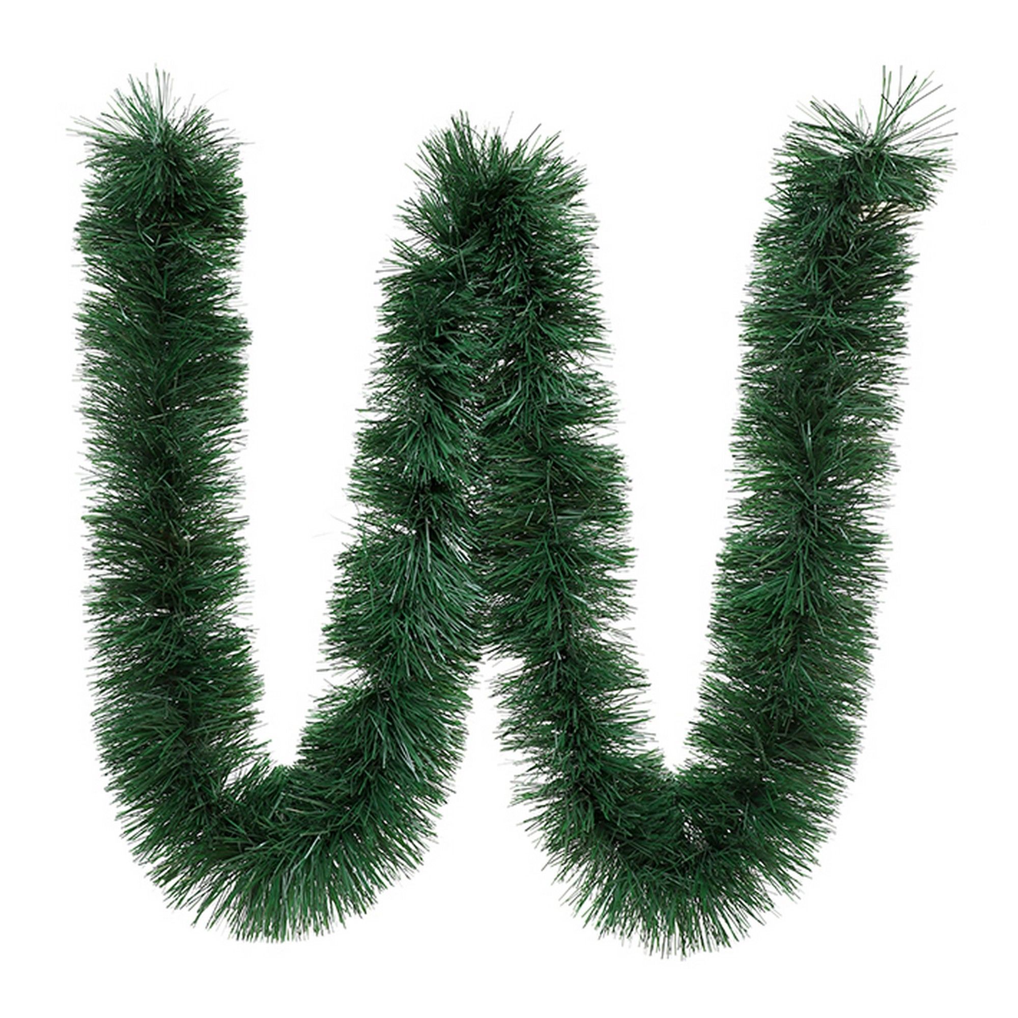 Guirlande, 15 cm x 2,74 m x 9 plis verts