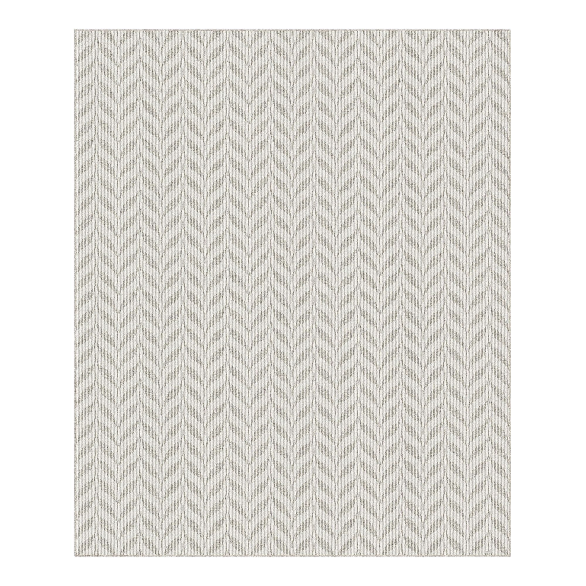 Tapis Lylia, coconut, 60" x 72"
