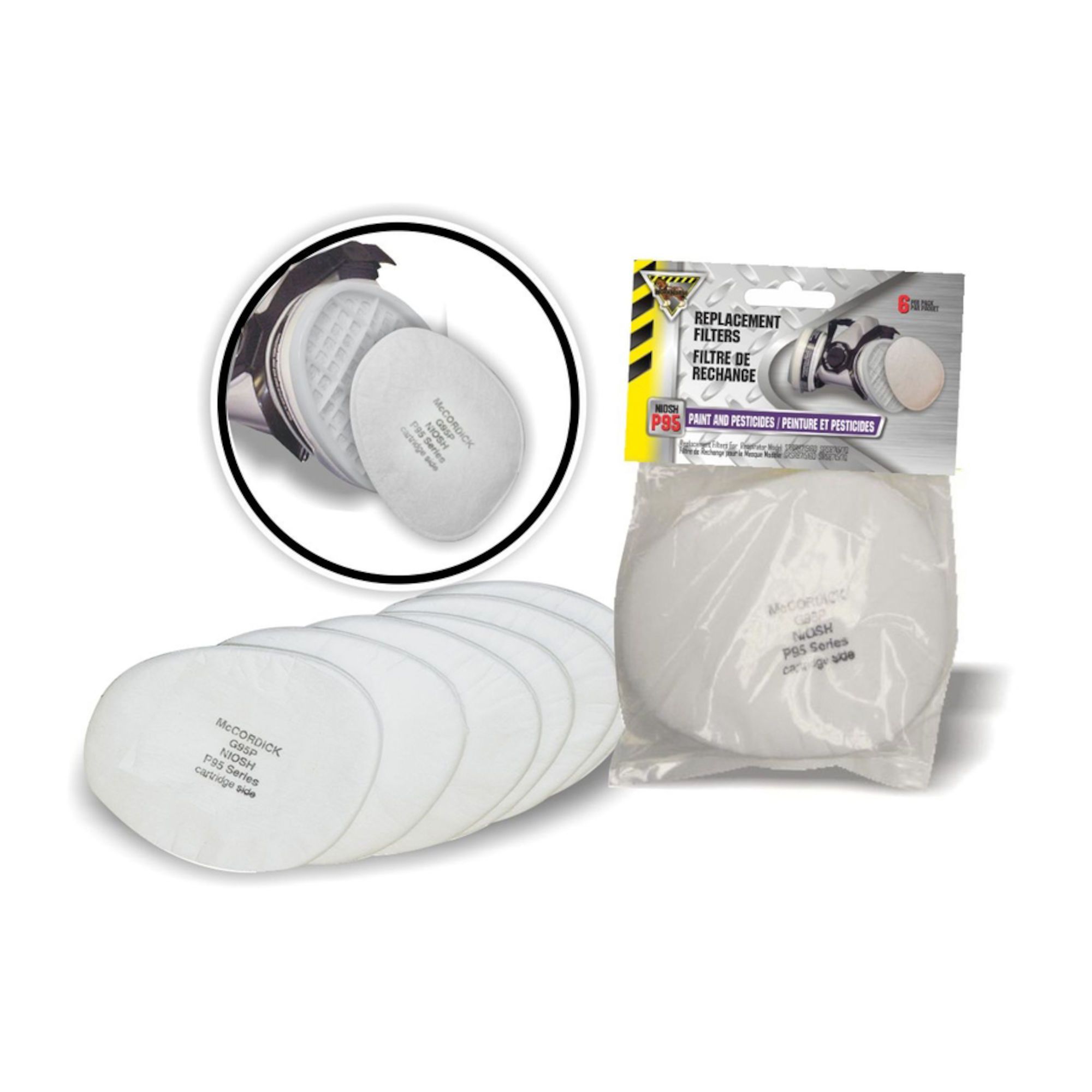 Filter cartridge for organic vapour from MCCORDICK GLOVE & SAFETY