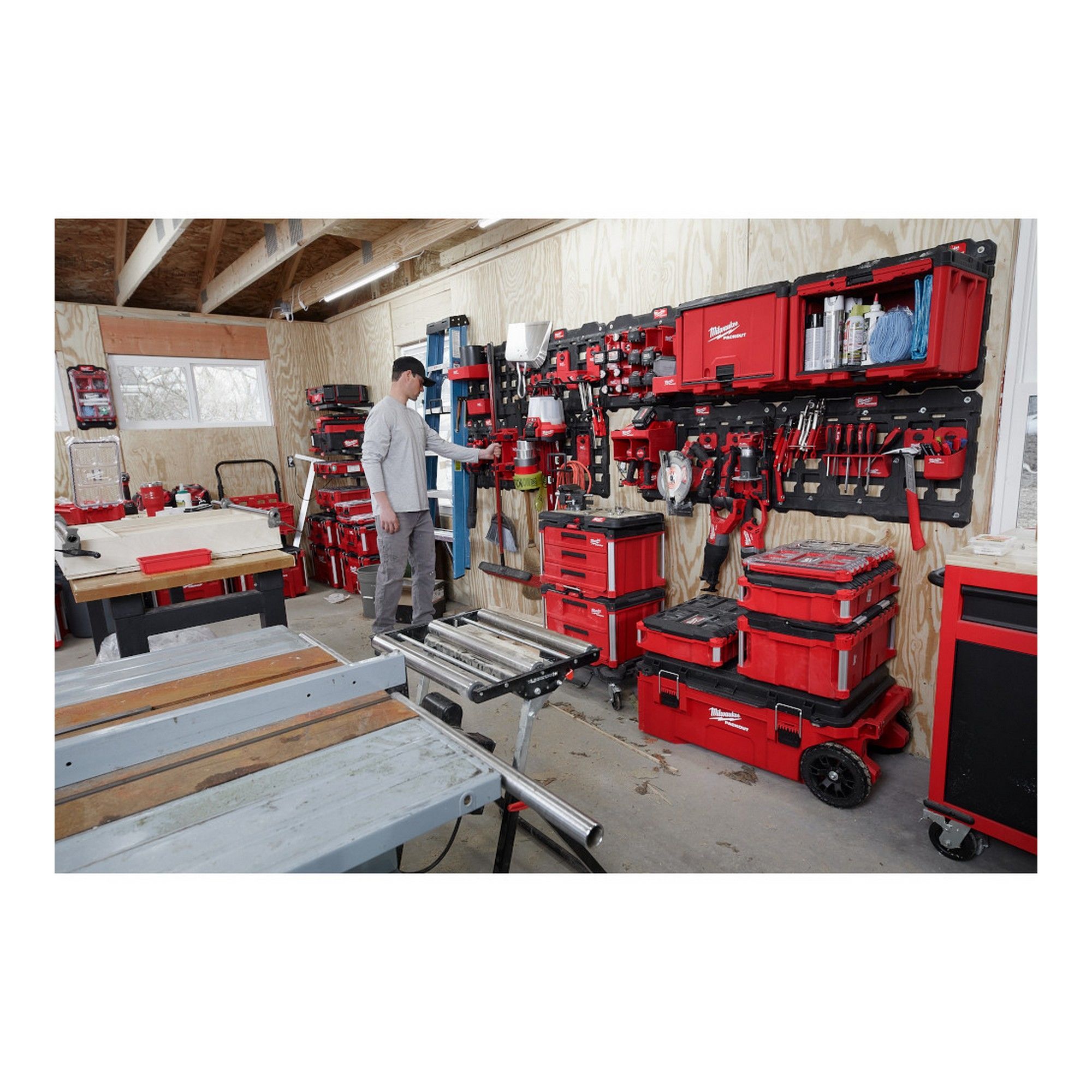 Attache de support à batterie, M12 Packout, Milwaukee 48228604 MILWAUKEE - Coffres et rangements | Laferté