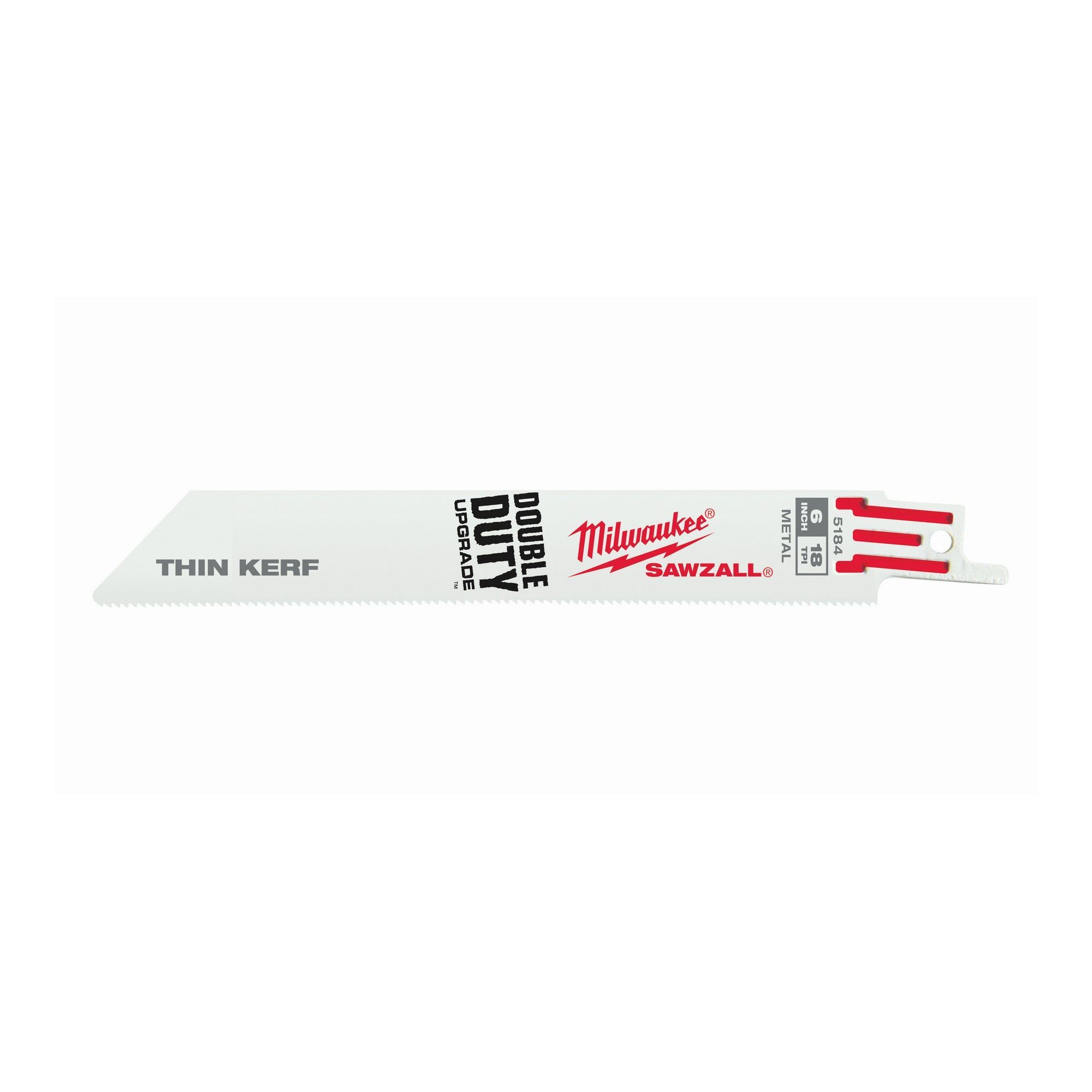 Lame de scie alternative, Thin Kerf Sawzall, 6", 18 DPP
