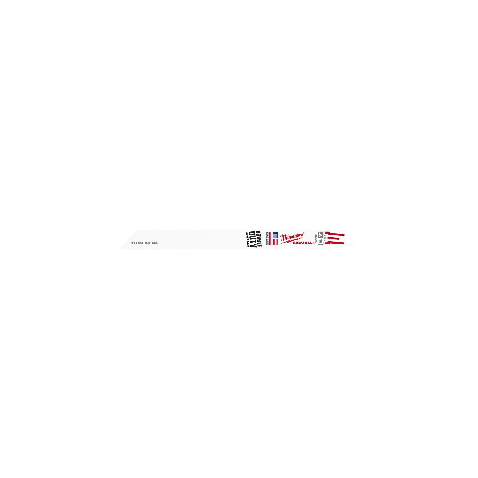 Lame de scie alternative, Thin Kerf Sawzall, 9", 18 DPP