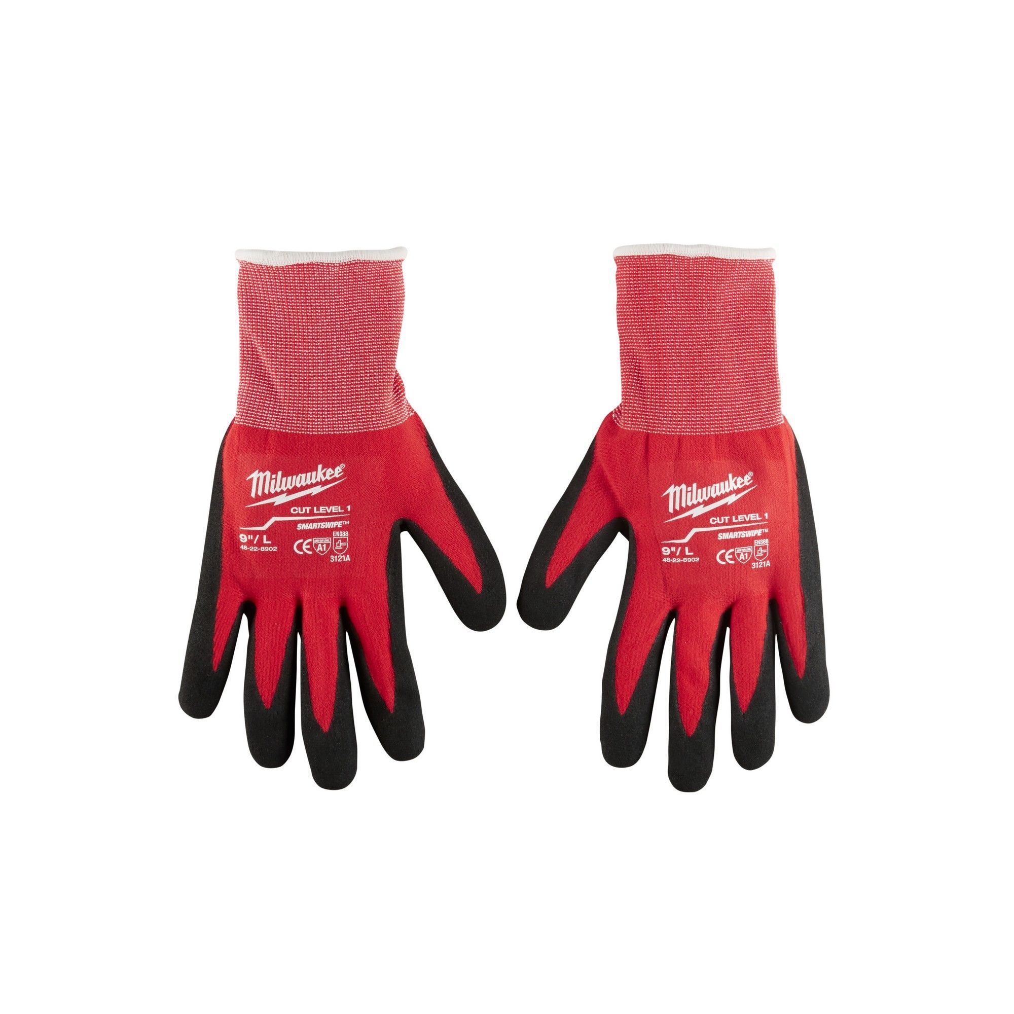 Nitrile Level 1 Cut Dipped Work Gloves - Size Large from MILWAUKEE