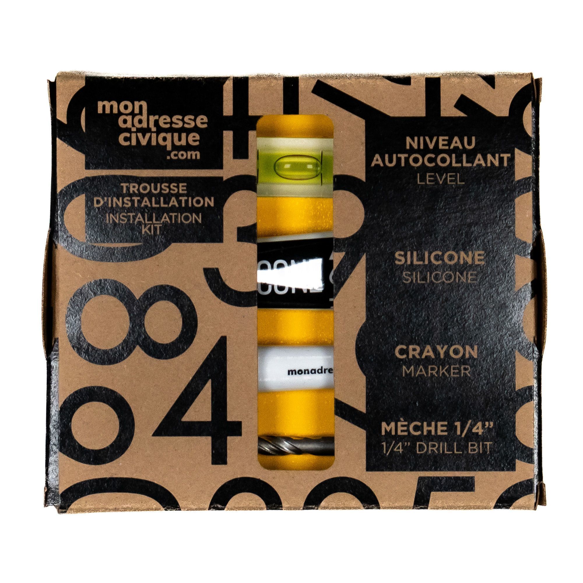 Trousse d'installation de Mon adresse civique, 4 mcx