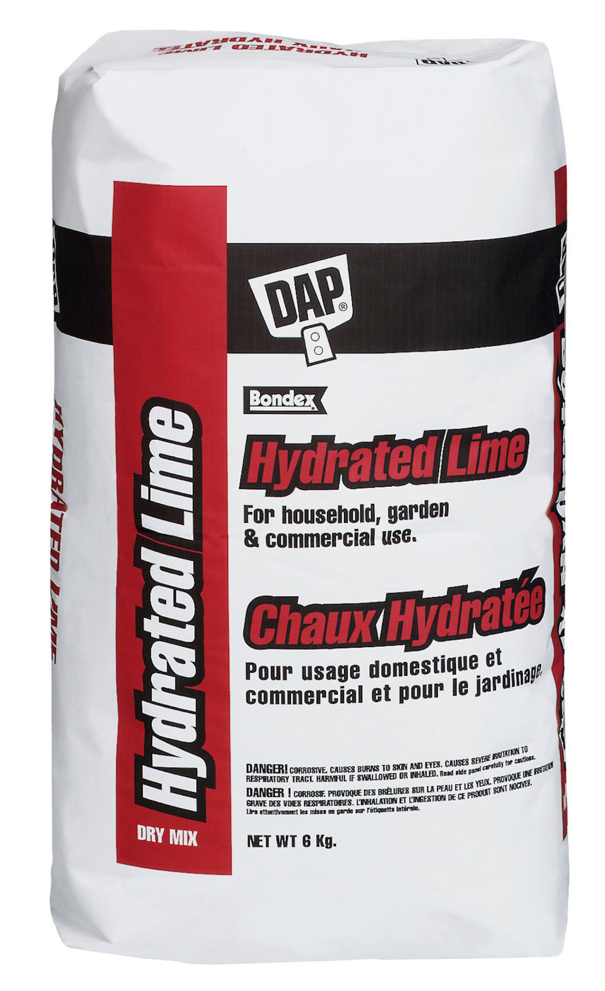 Chaux hydratée, mélange sec, blanc, 6 kg
