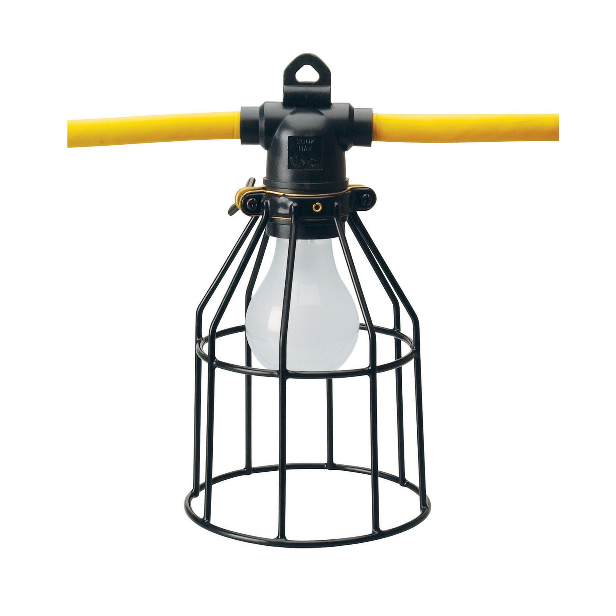 Cordon d’extension, 30 m, avec 10 supports et douilles pour ampoules
