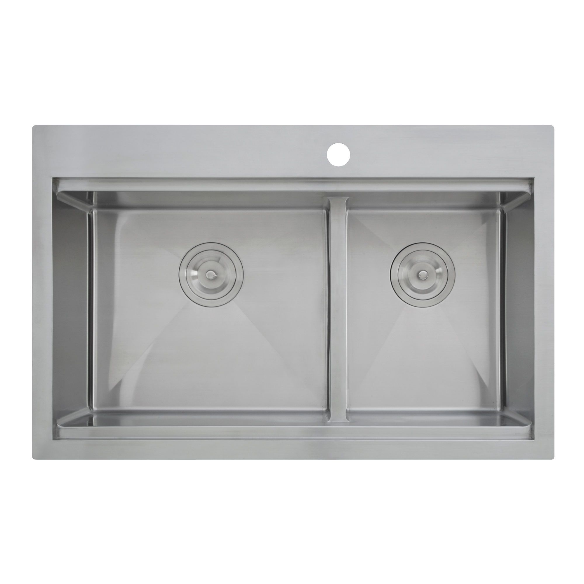 Double Kitchen Sink - Hanko - Stainless Steel - 31