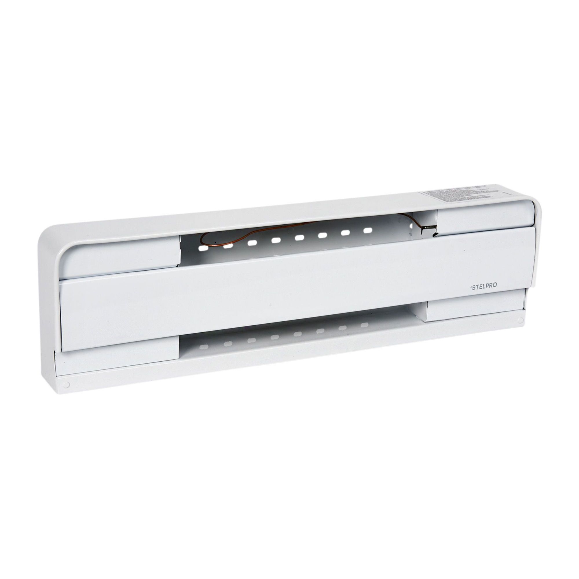 Plinthe électrique, Brava, 300 W, blanc, 22" x 5,75" x 2,88"