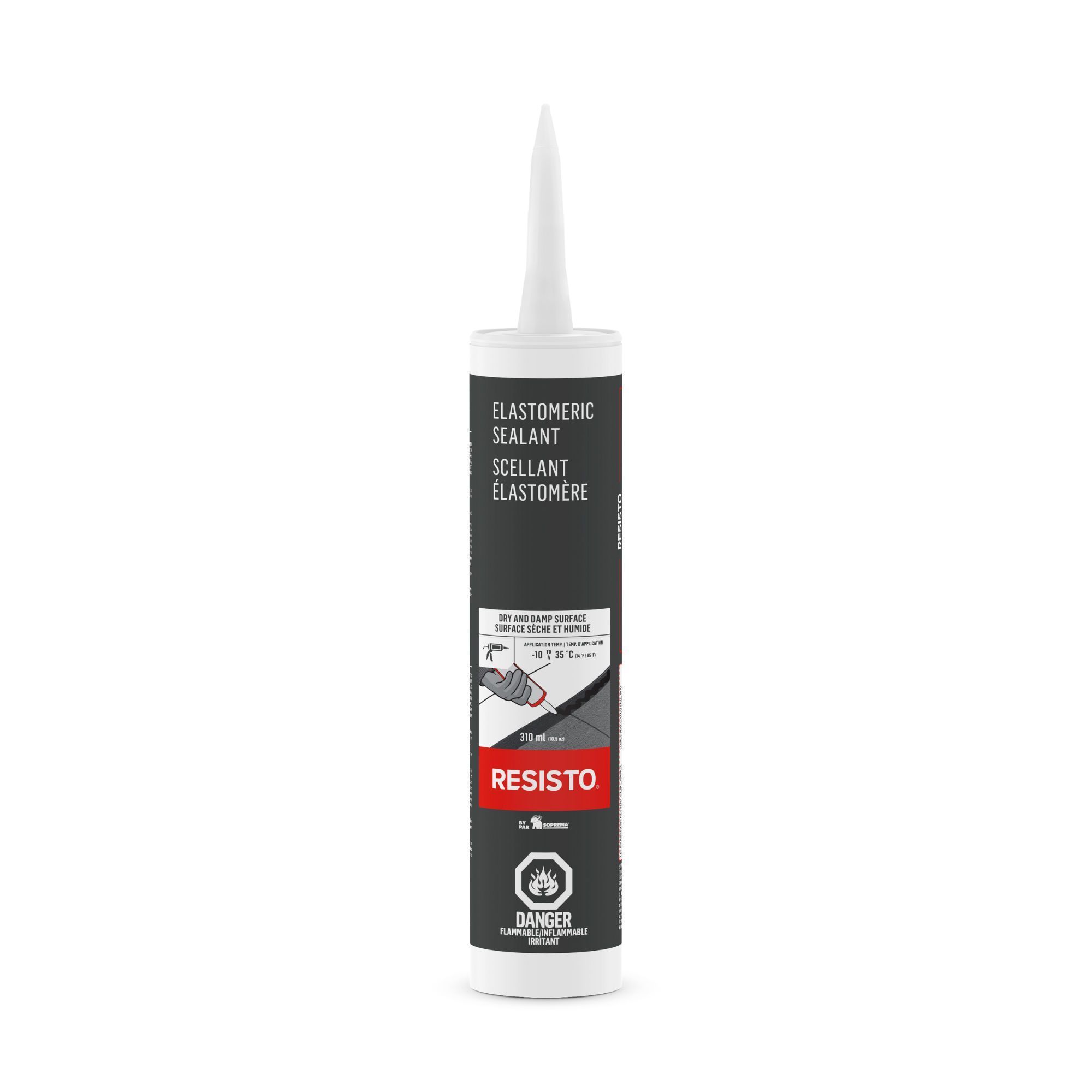 Scellant élastomère, noir, 310 ml