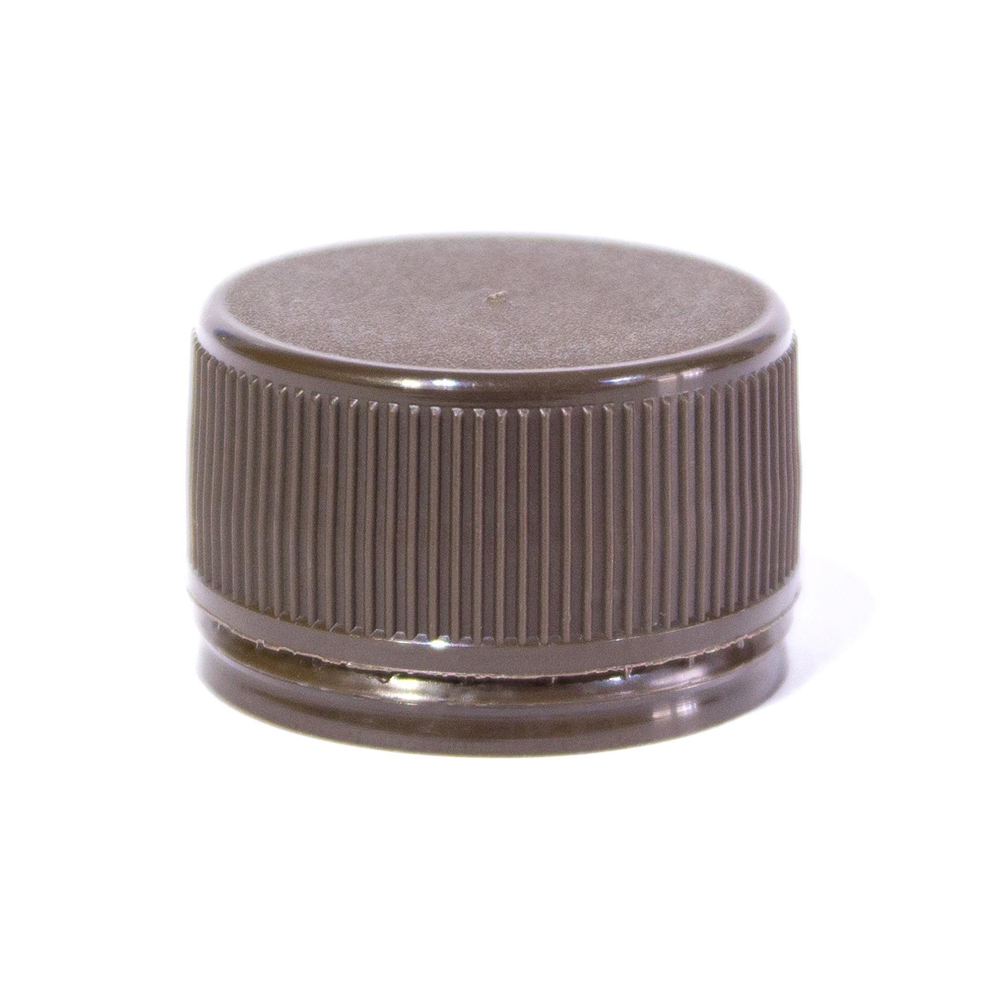 Bouchon de cruchon, plastique, brun, 28 mm, 12/pqt
