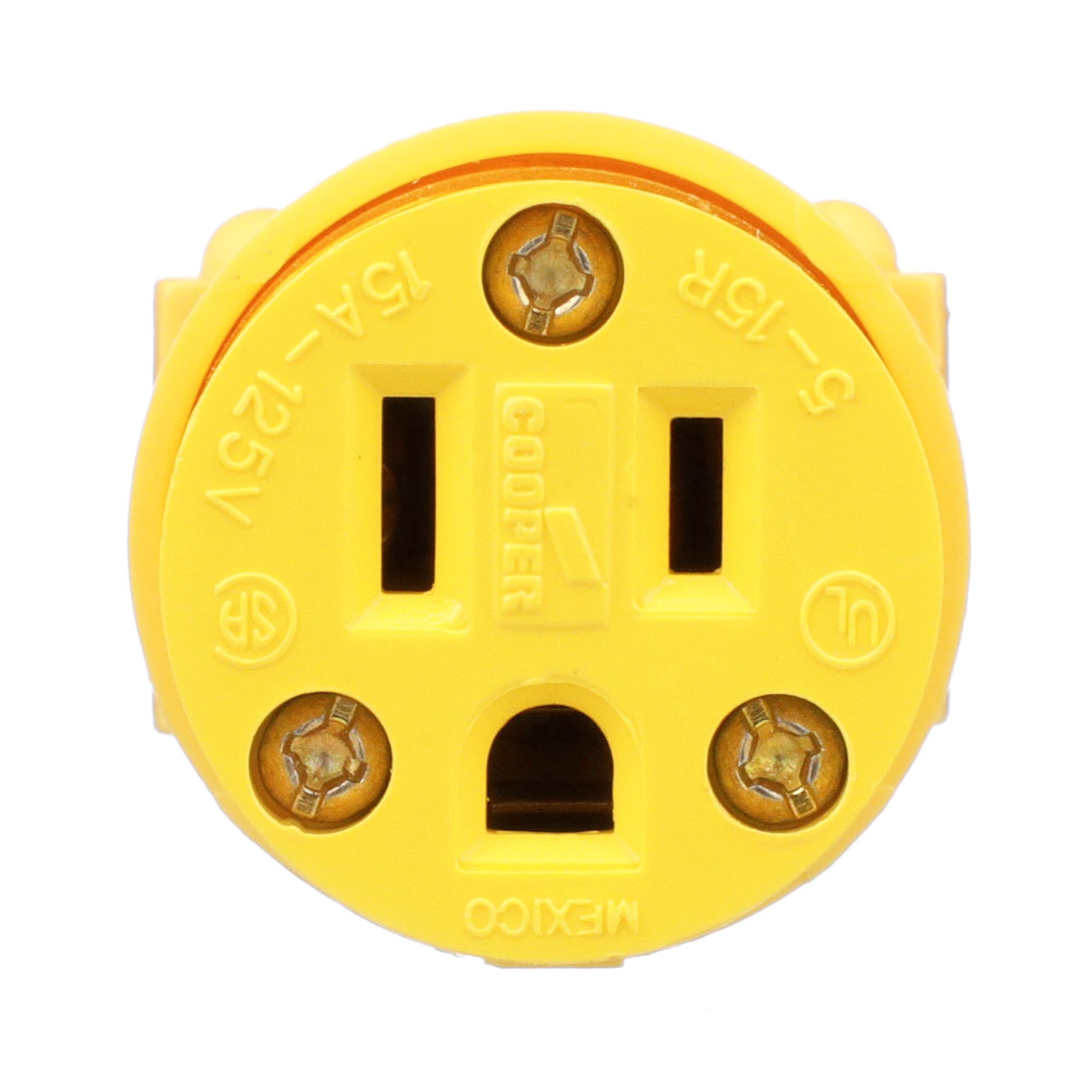 Connecteur en vinyle, jaune, 15 A