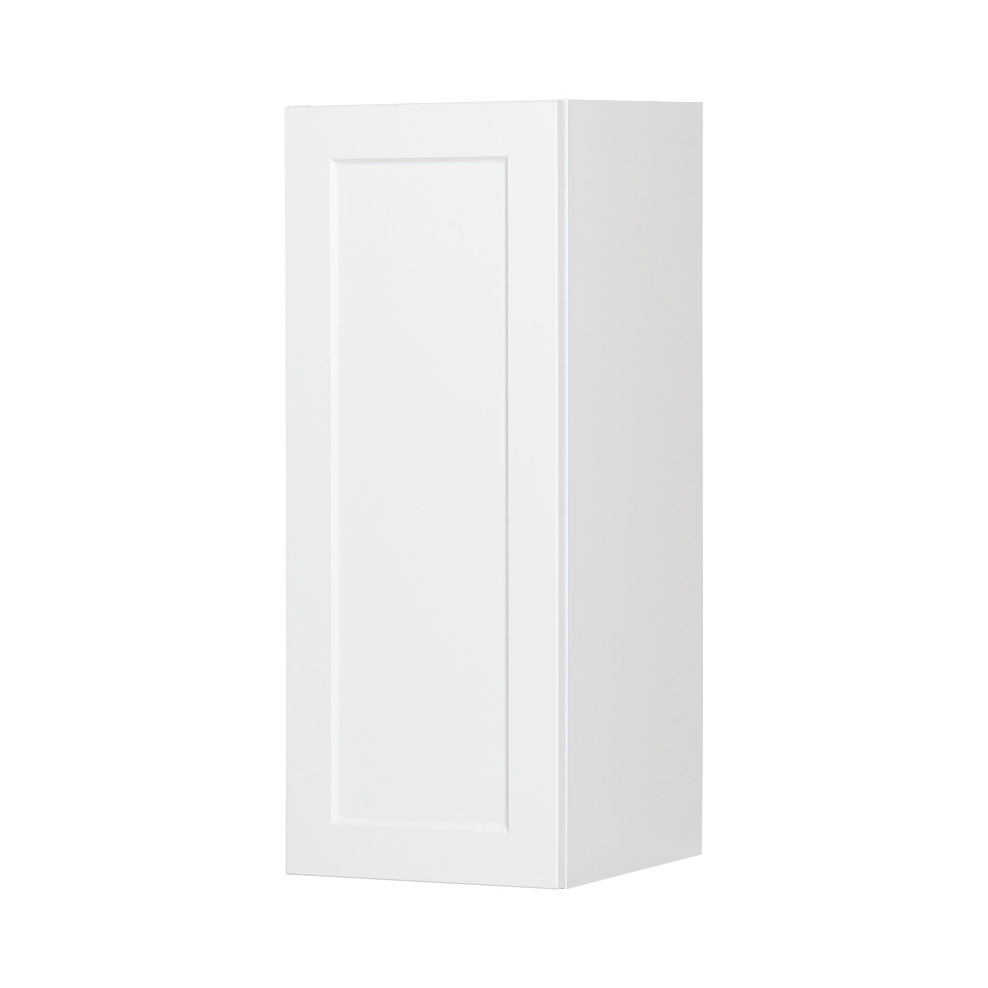 Caisson supérieur 1 porte Shaker, blanc, 12" x 30" x 12 1/2"