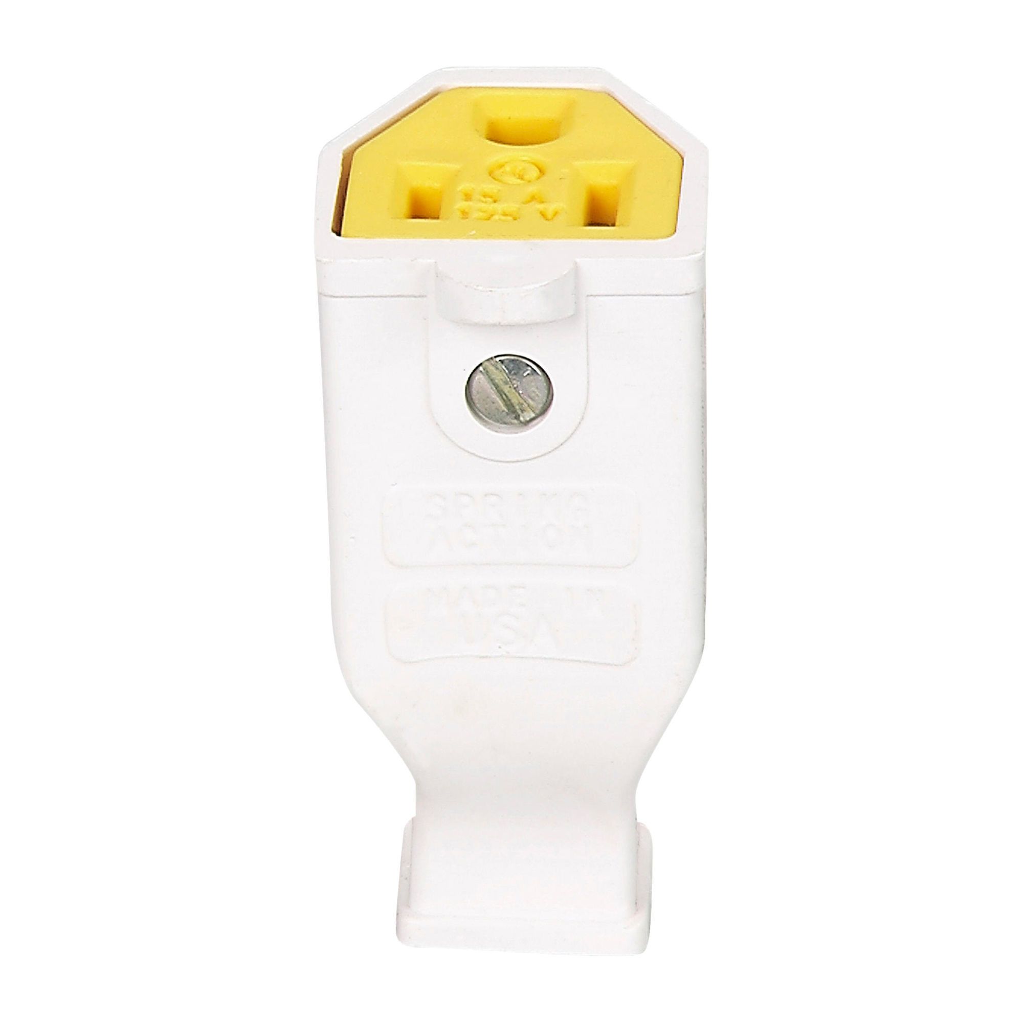 Connecteur trois fils, blanc
