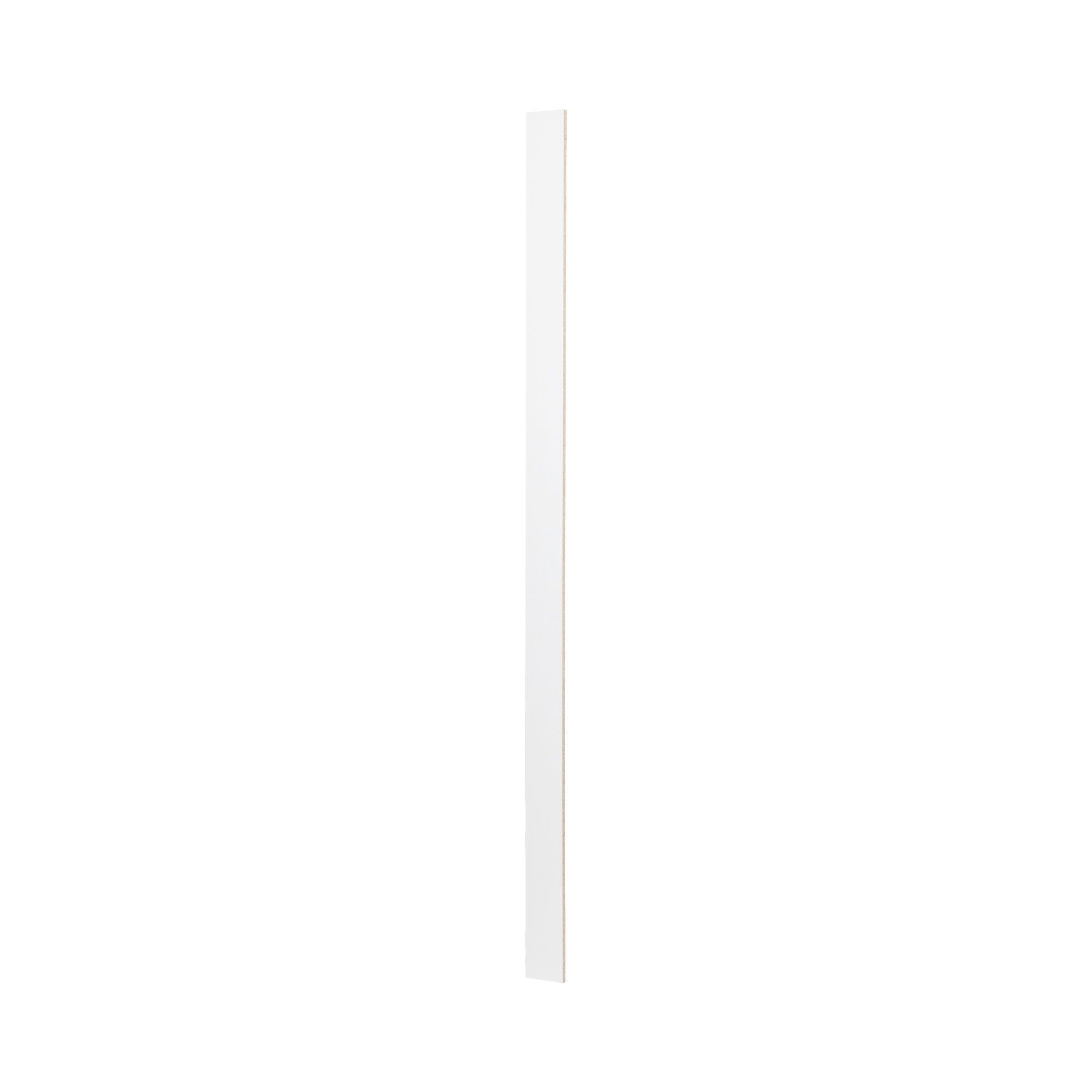 Panneau coup de pied, Shaker, blanc,  4 3/4" x 96"