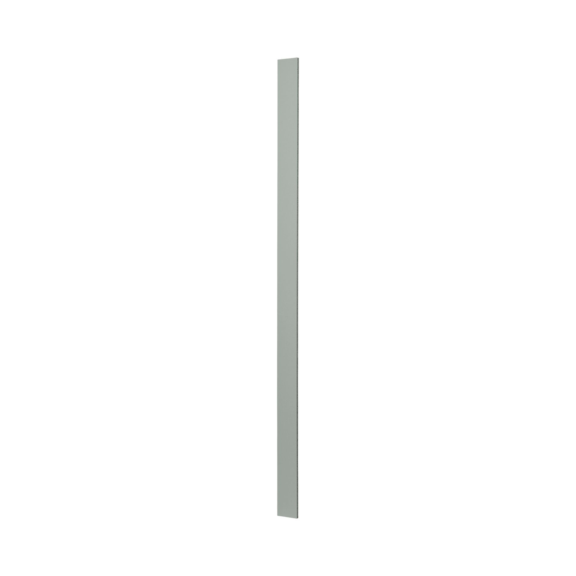 Panneau coup de pied, Shaker, gris, 4 3/4" x 96"
