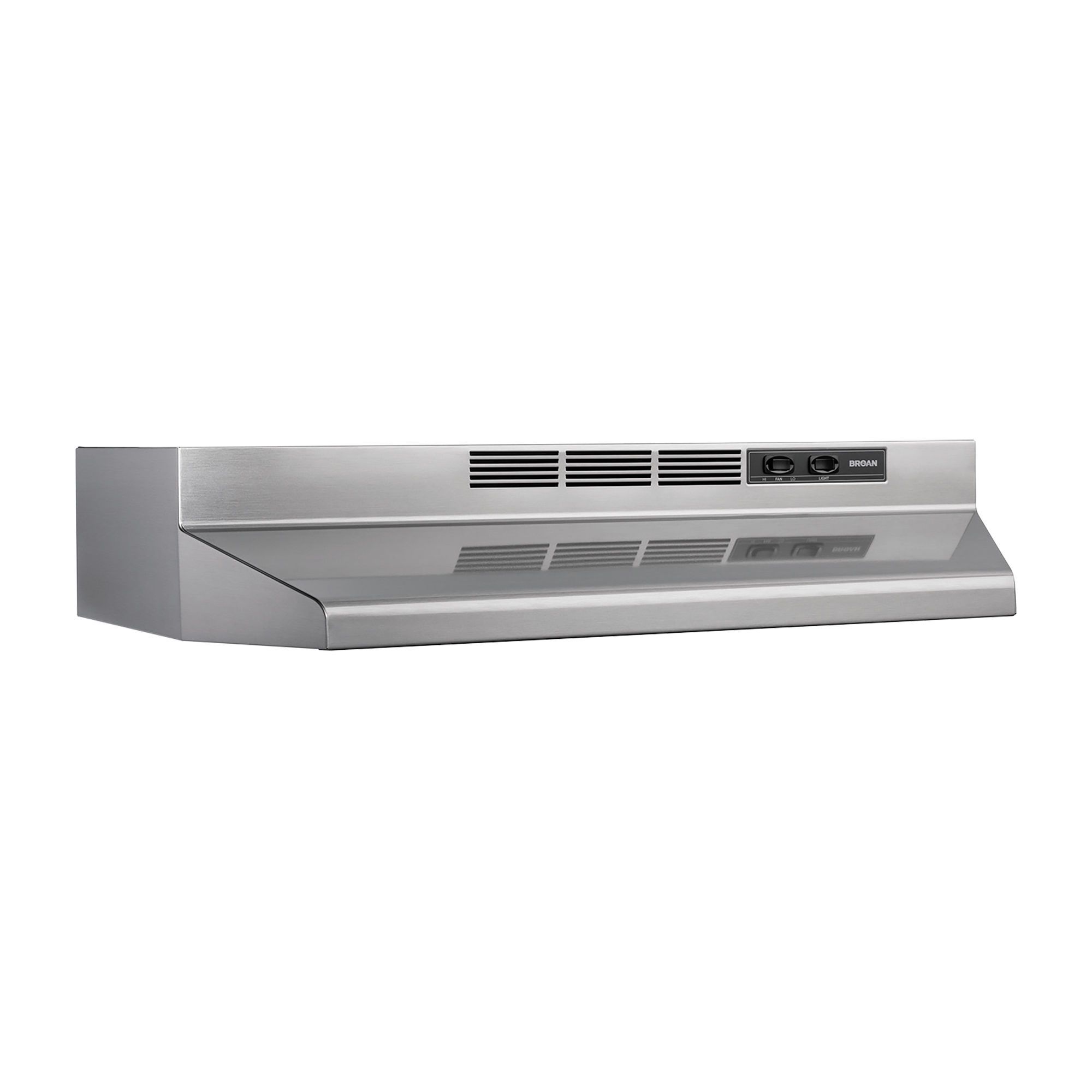 Hotte sous armoire, inox, 30"