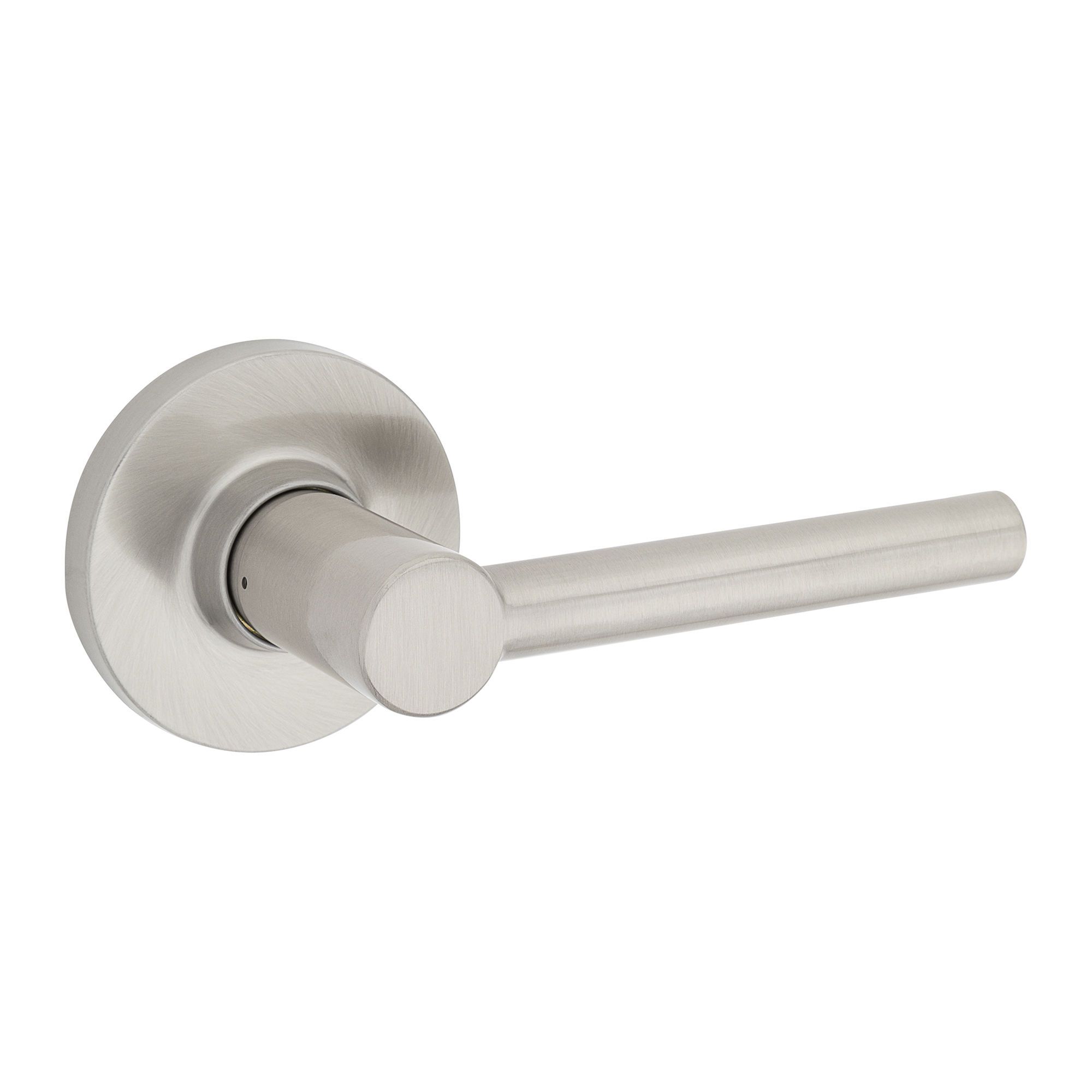 Levier pour porte de passage, Reminy, nickel-satin