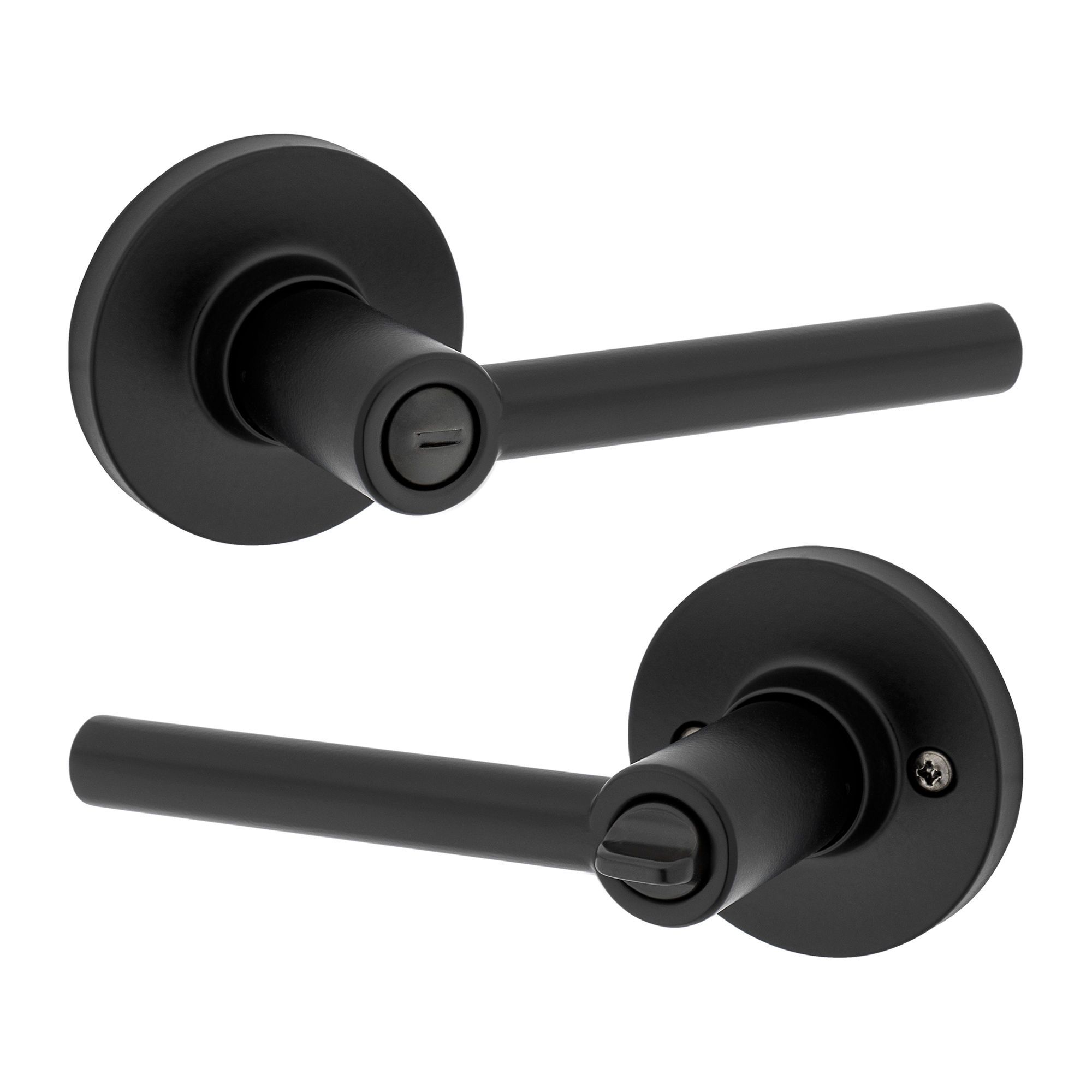 Levier pour porte privée, Reminy, noir mat