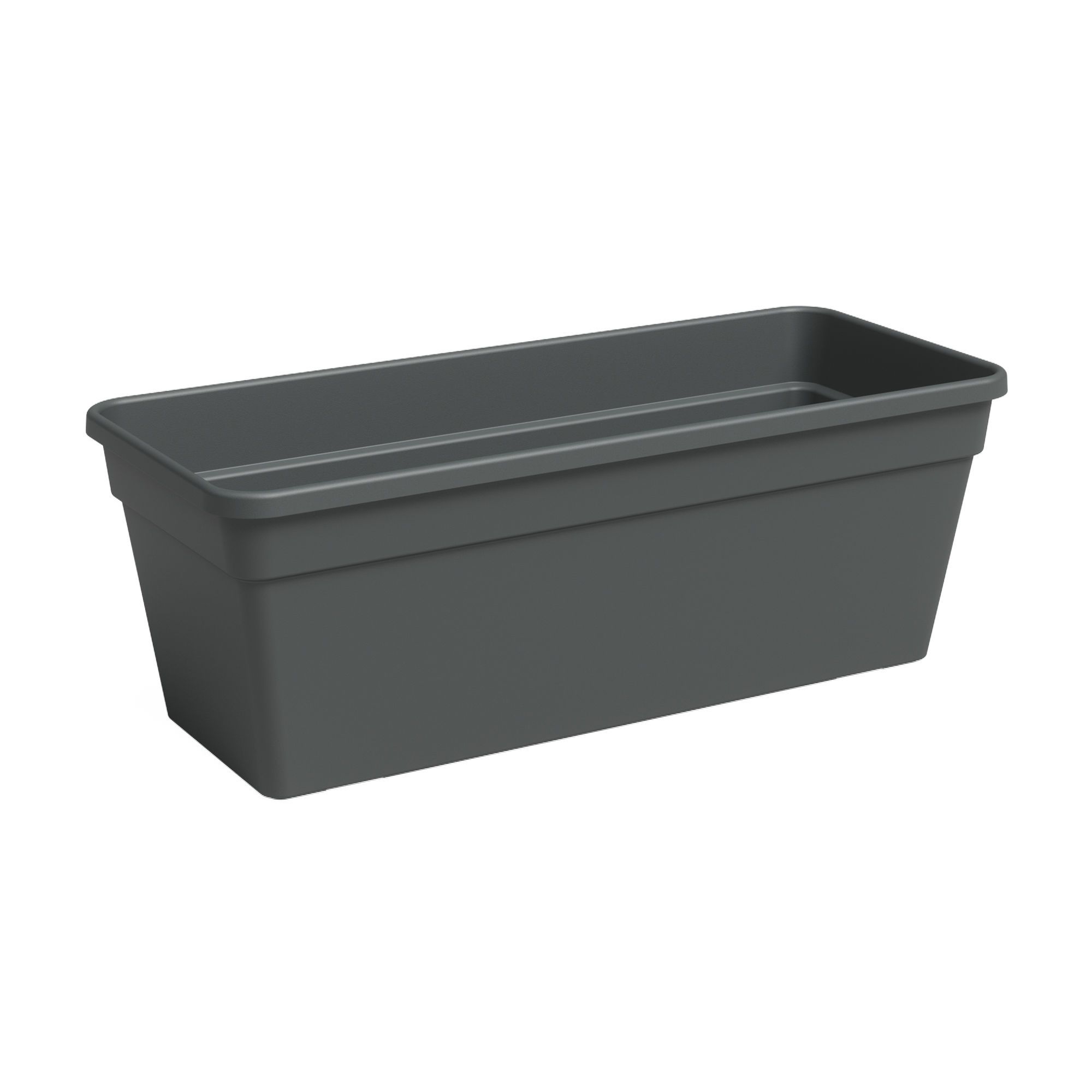 Jardinière en plastique, Madagascar, anthracite, 23,6"