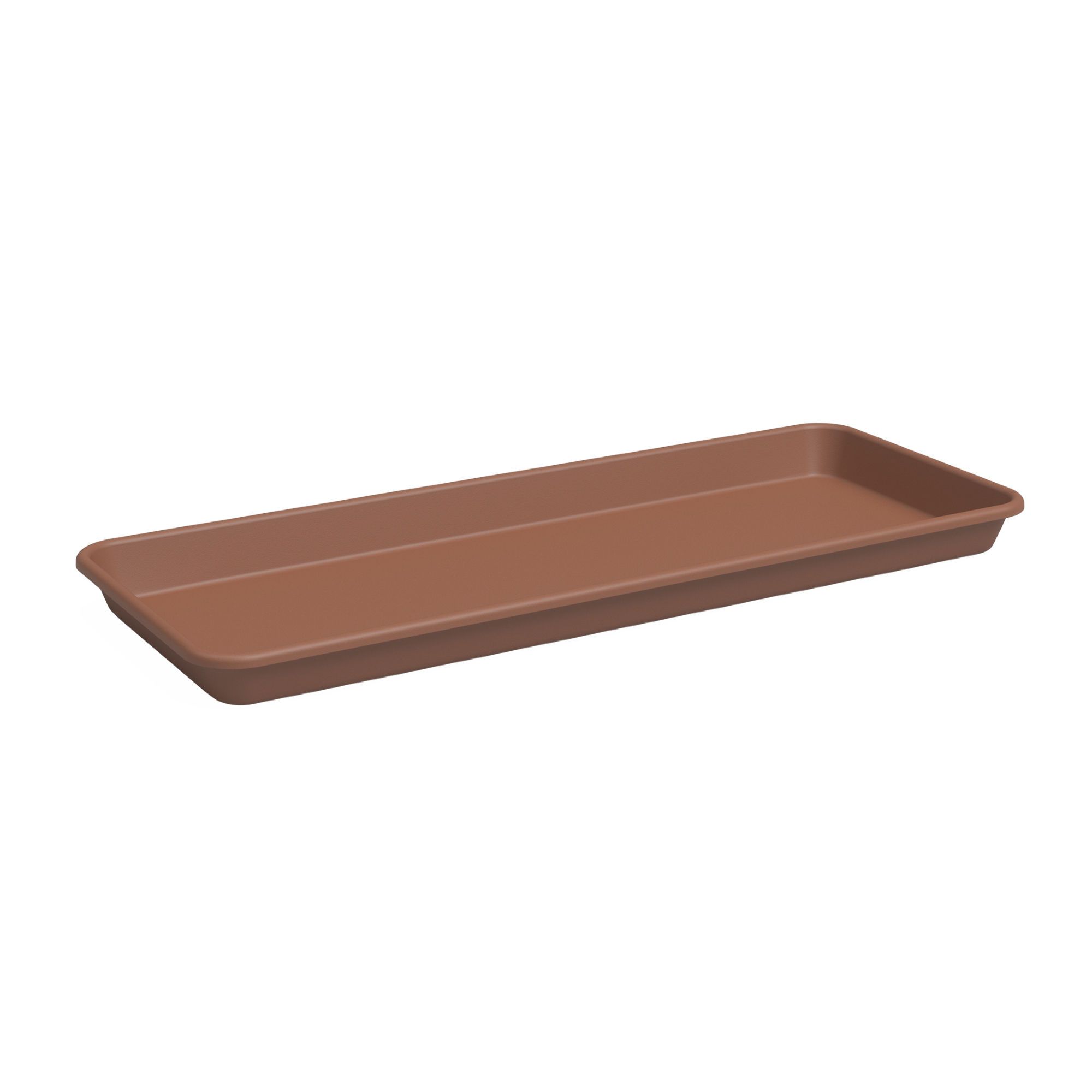 Soucoupe en plastique, Madagascar, terracotta, 23,6"