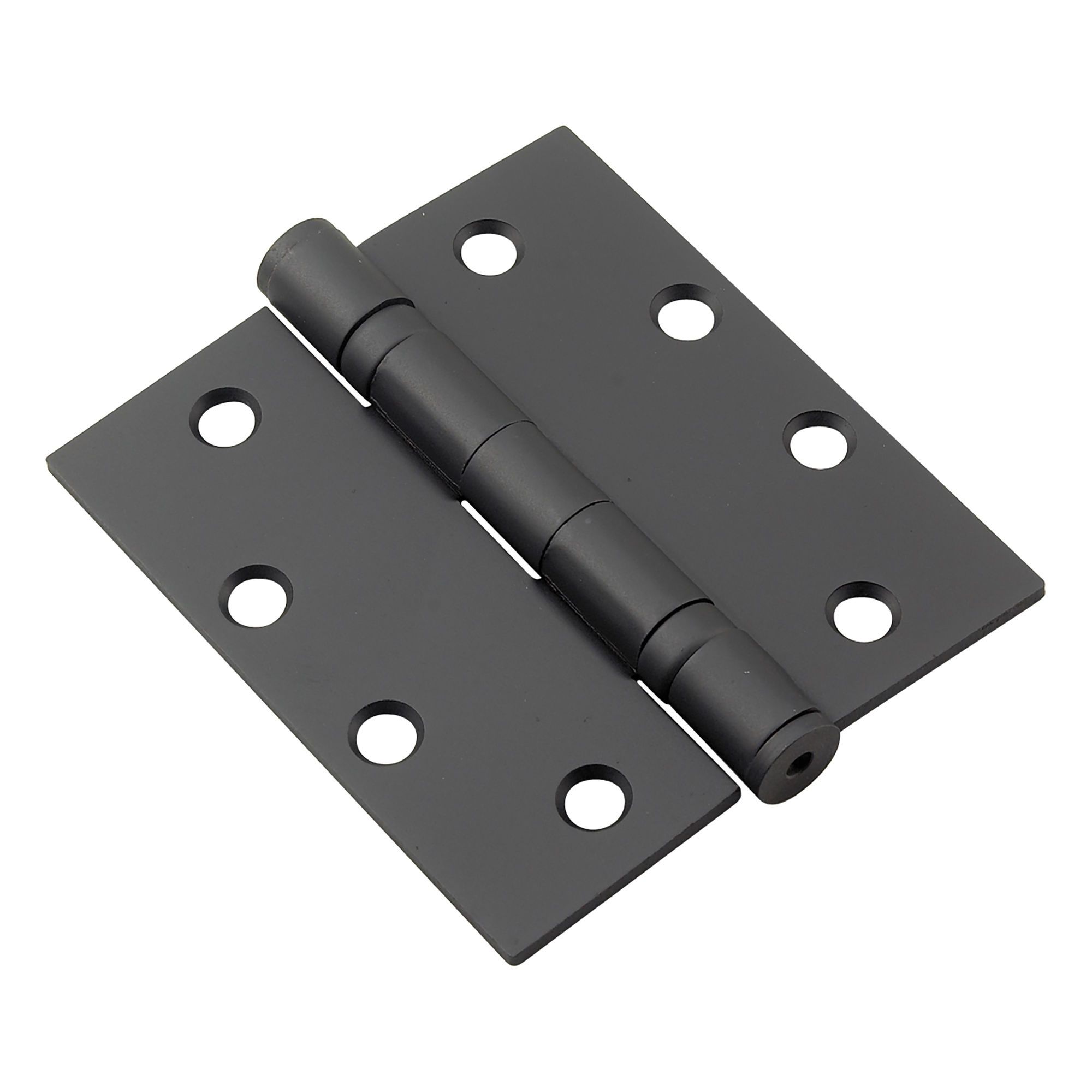 Charnière à bille, noir, 3/pqt, 4 1/4"