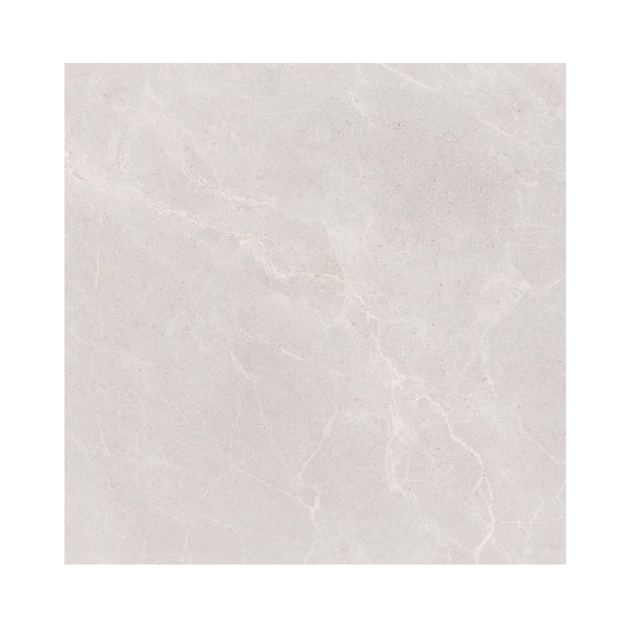 Tuile de porcelaine, plancher, Mood, blanc, 24" x 24"