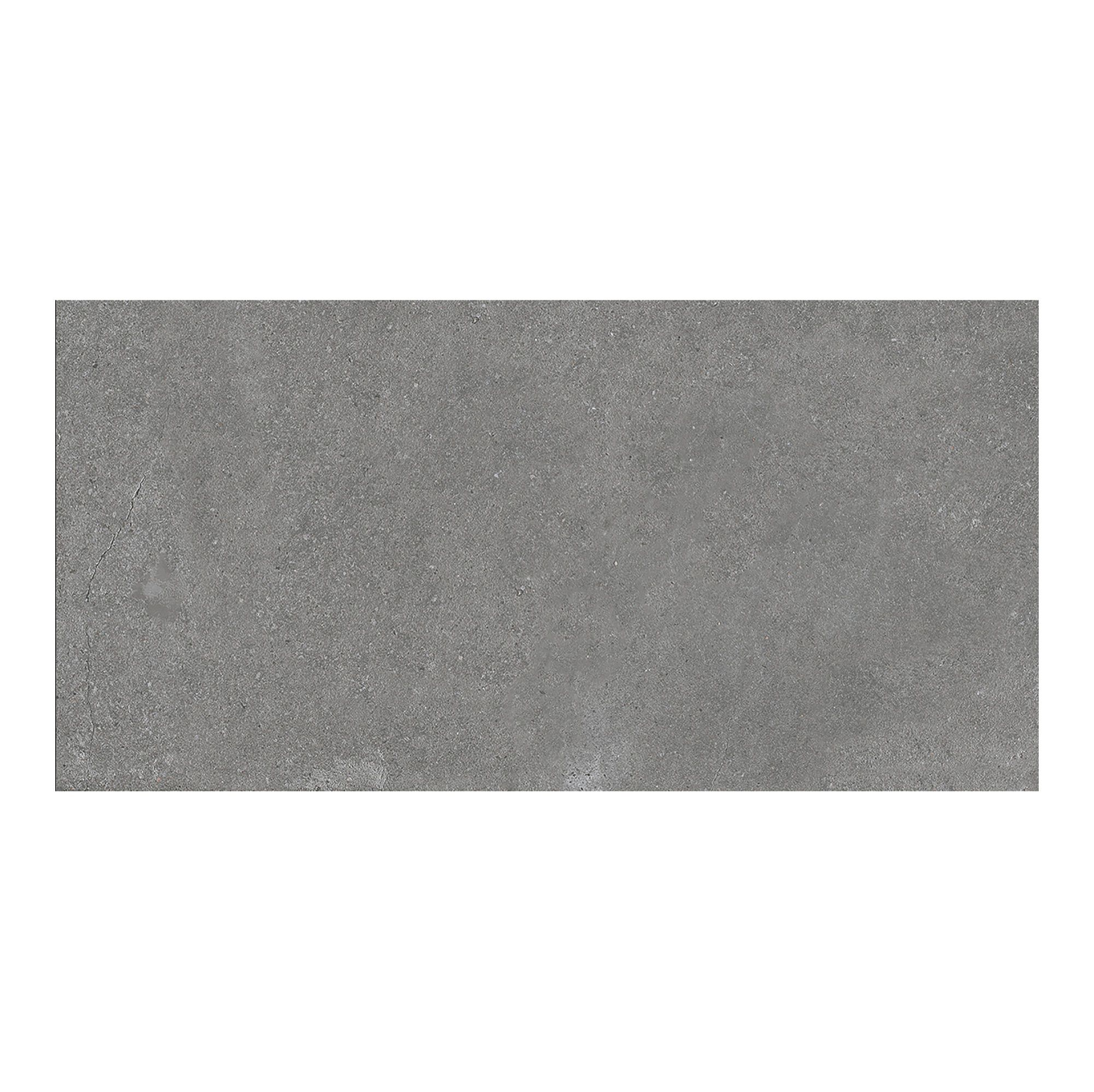 Tuile de porcelaine, plancher, Sonder, anthracite, mat, 12" x 24"