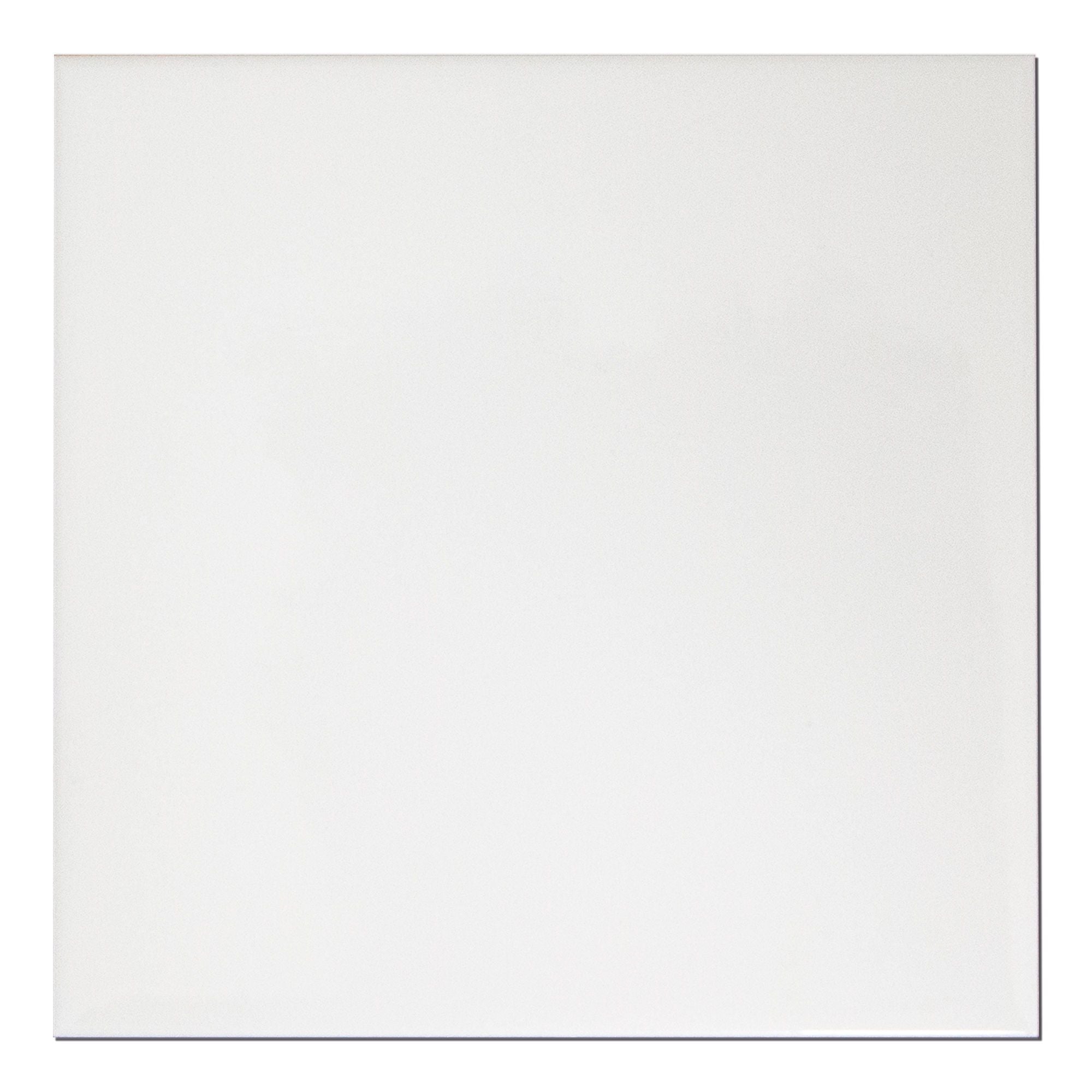 Tuile de céramique, mur, Subway, blanc, lustré, 6" x 6", 76/pqt