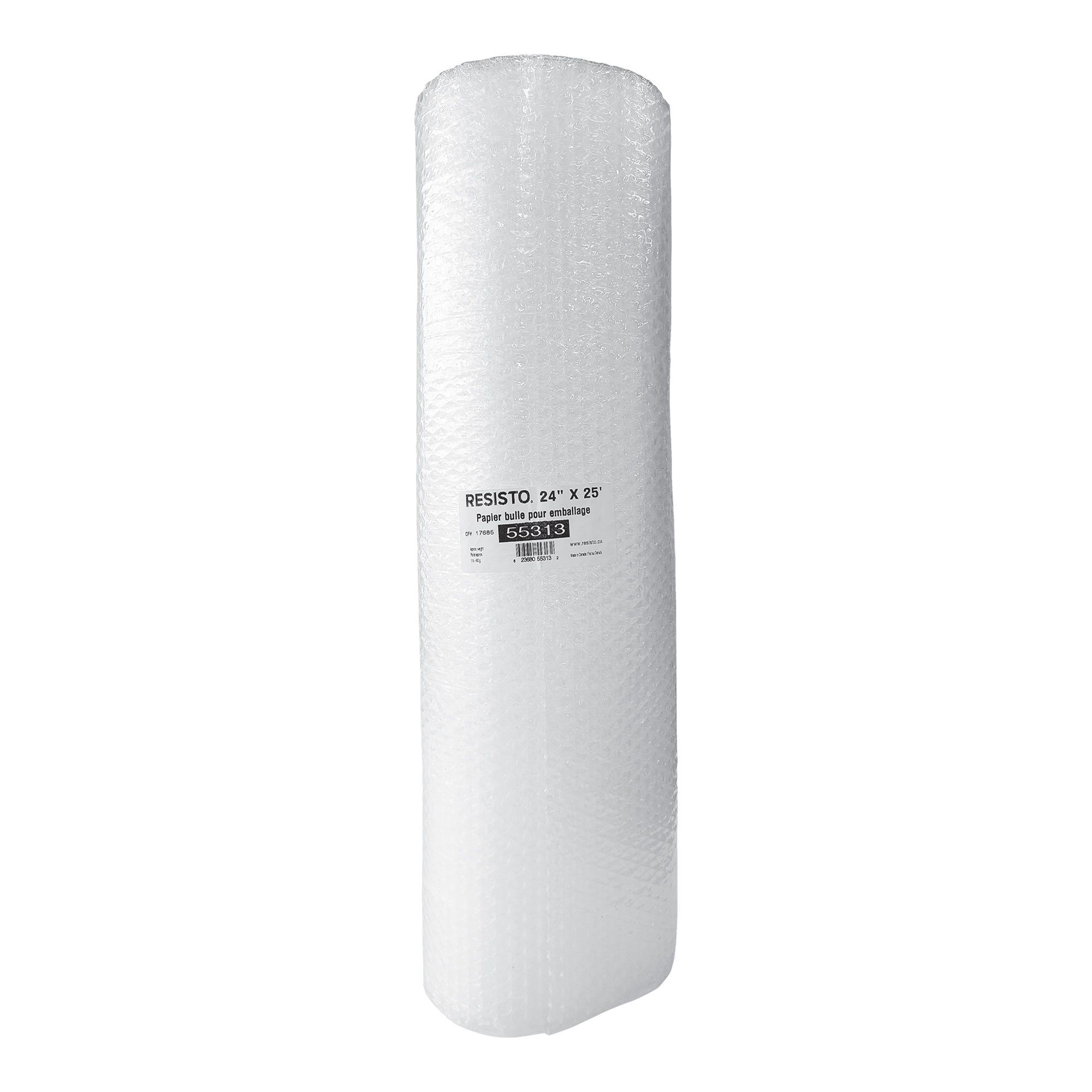 Papier bulle pour emballage, 24" x 25'
