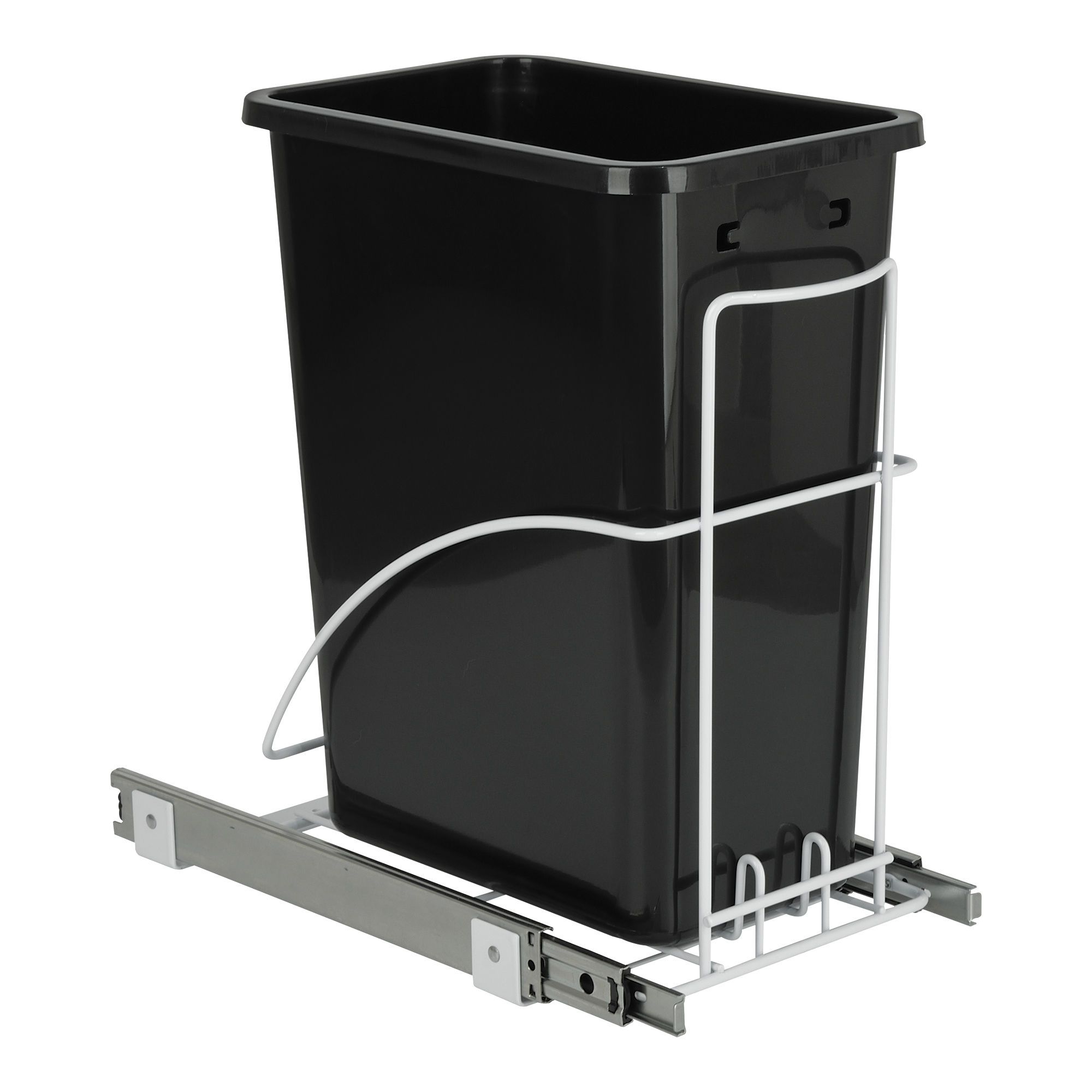 Poubelle coulissante, 29 l, 16.5" x 10,5" x 20"