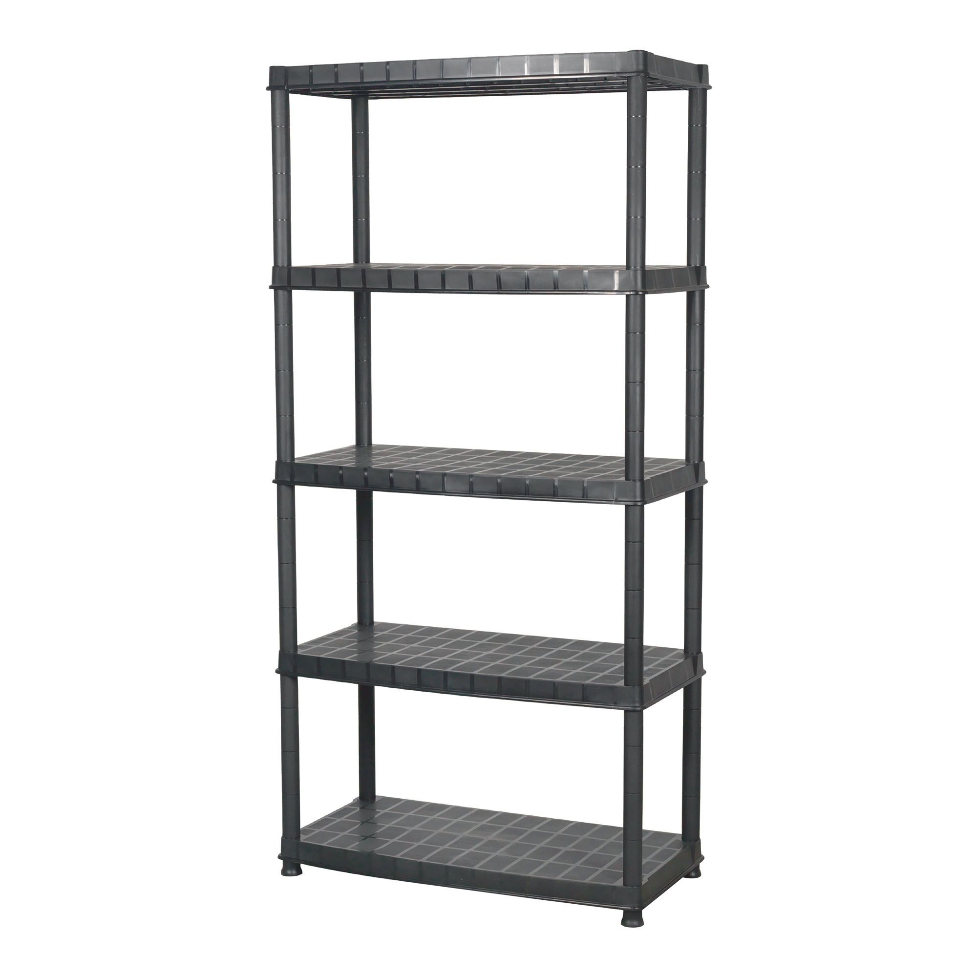 Étagère, Deluxe, 5 tablettes, noir