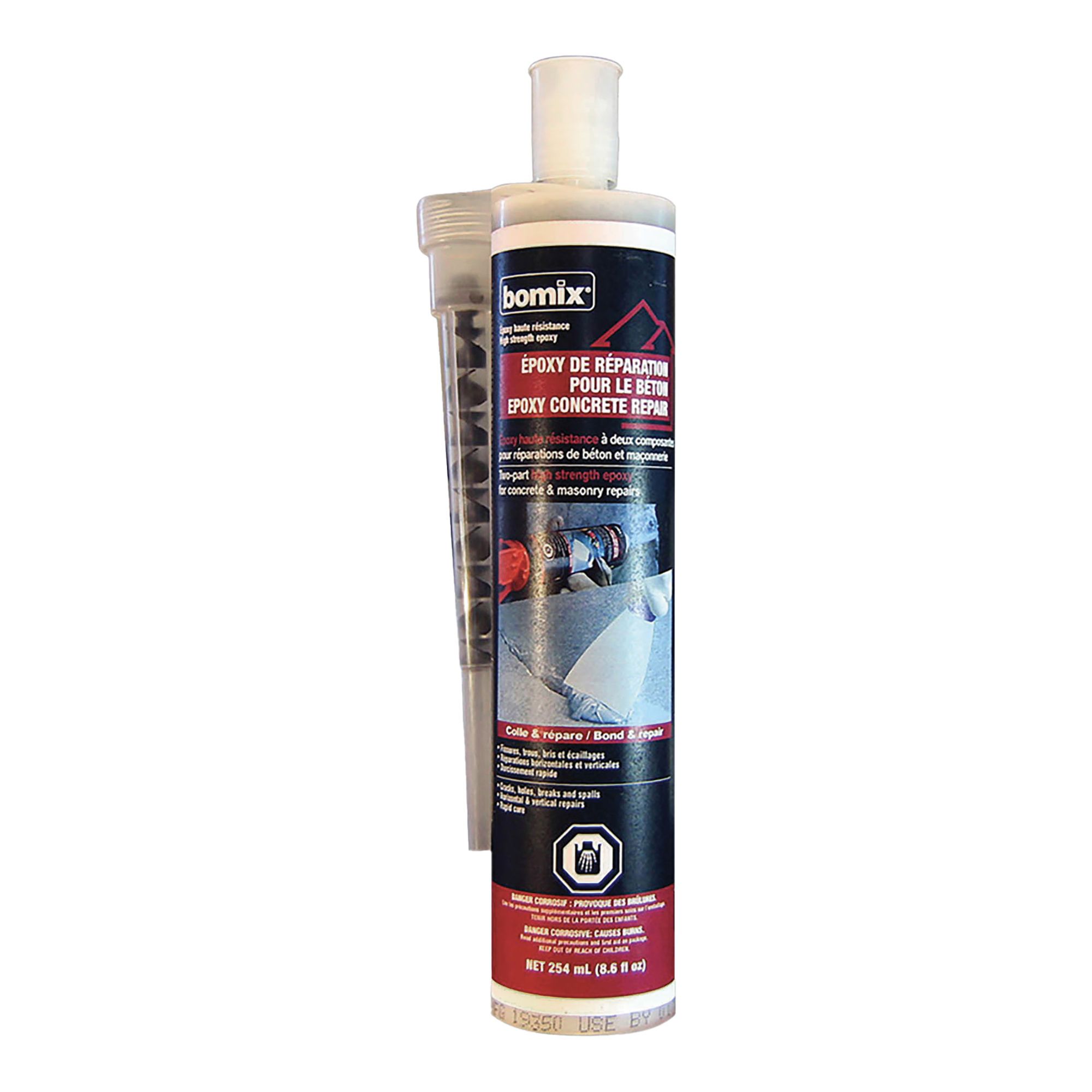 Époxy de réparation pour béton, 254 ml