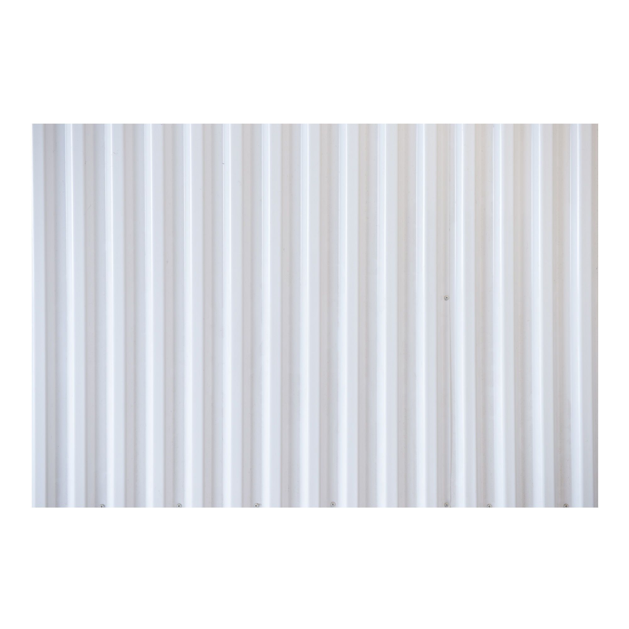 Panneau ondulé en PVC, Marvec, blanc, 40" x 98"