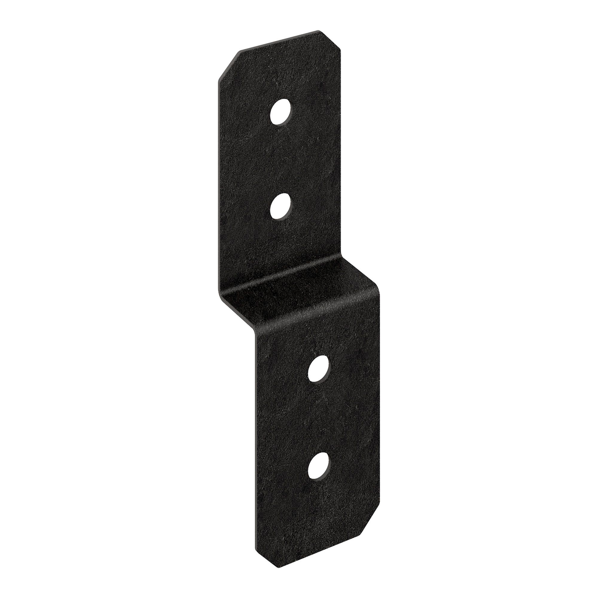Étrier à solive pour terrasse, OA AV, noir, 3"
