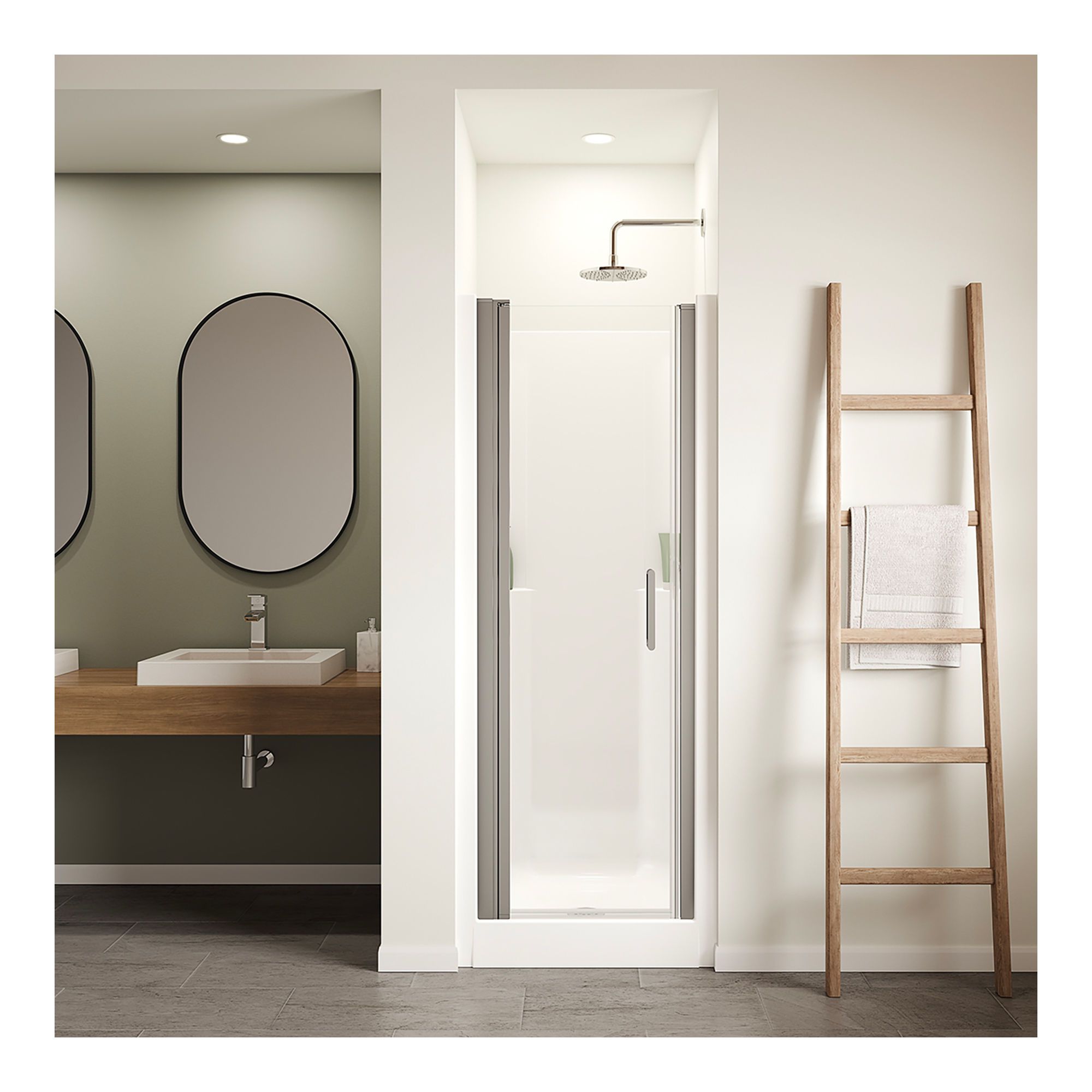Jasmin Shower - Jasmin Sleek DI - 30” x 32” x 73 1/2