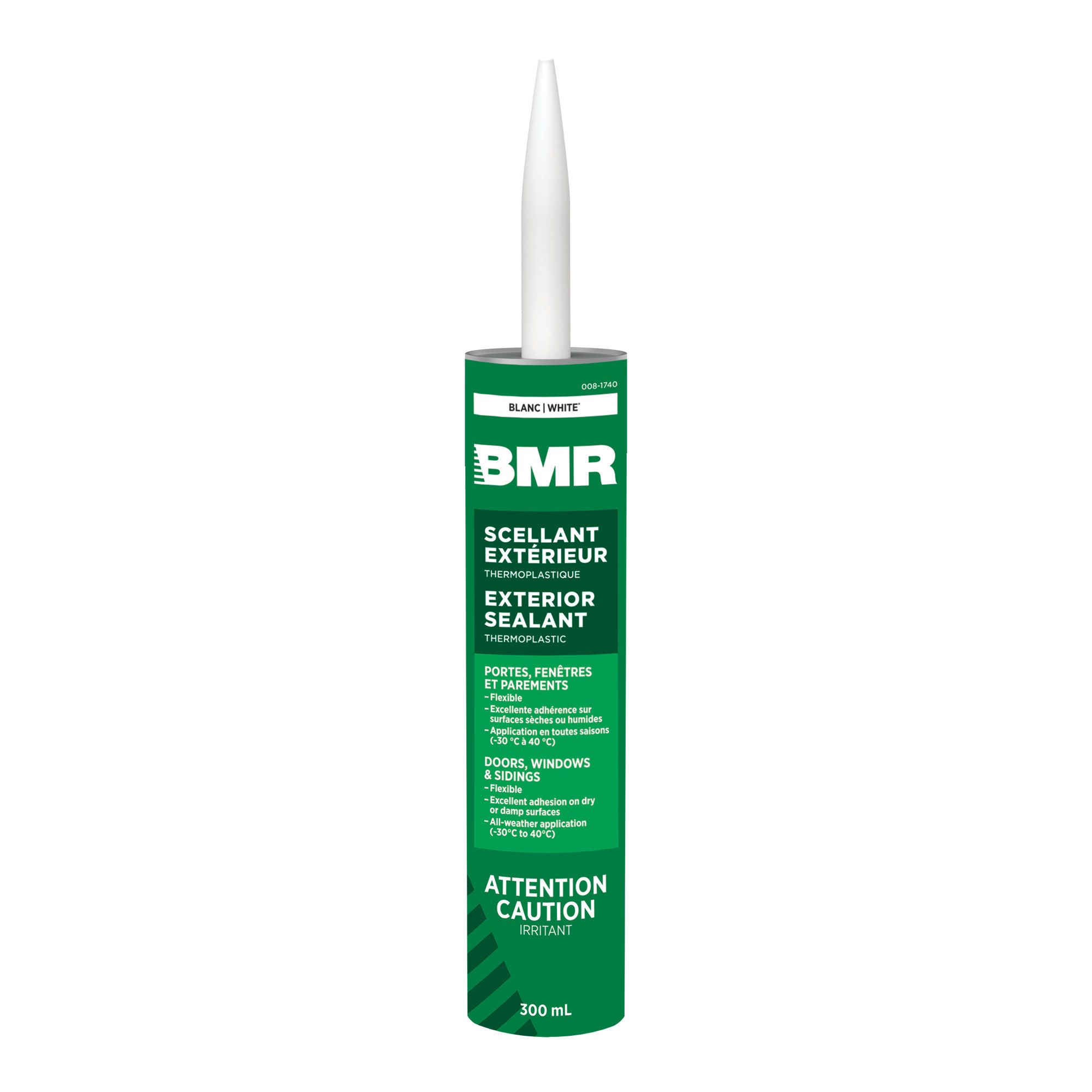 Scellant extérieur, thermoplastique, 300 mL, blanc